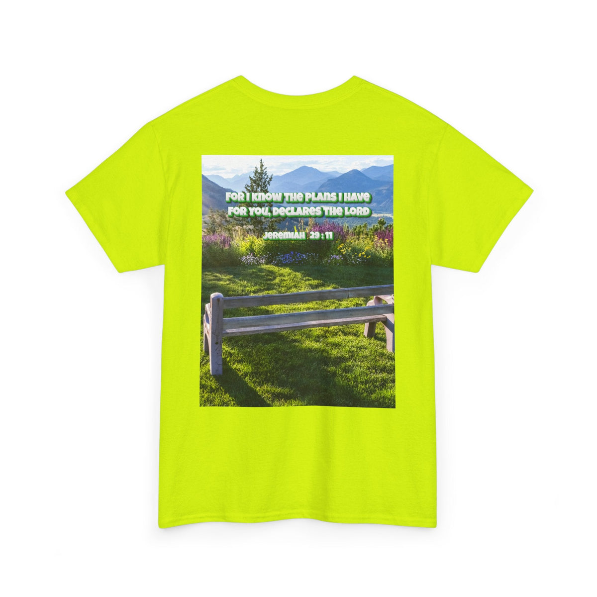 Bible Verse Unisex Tee -  Jeremiah 29 : 11 Printify