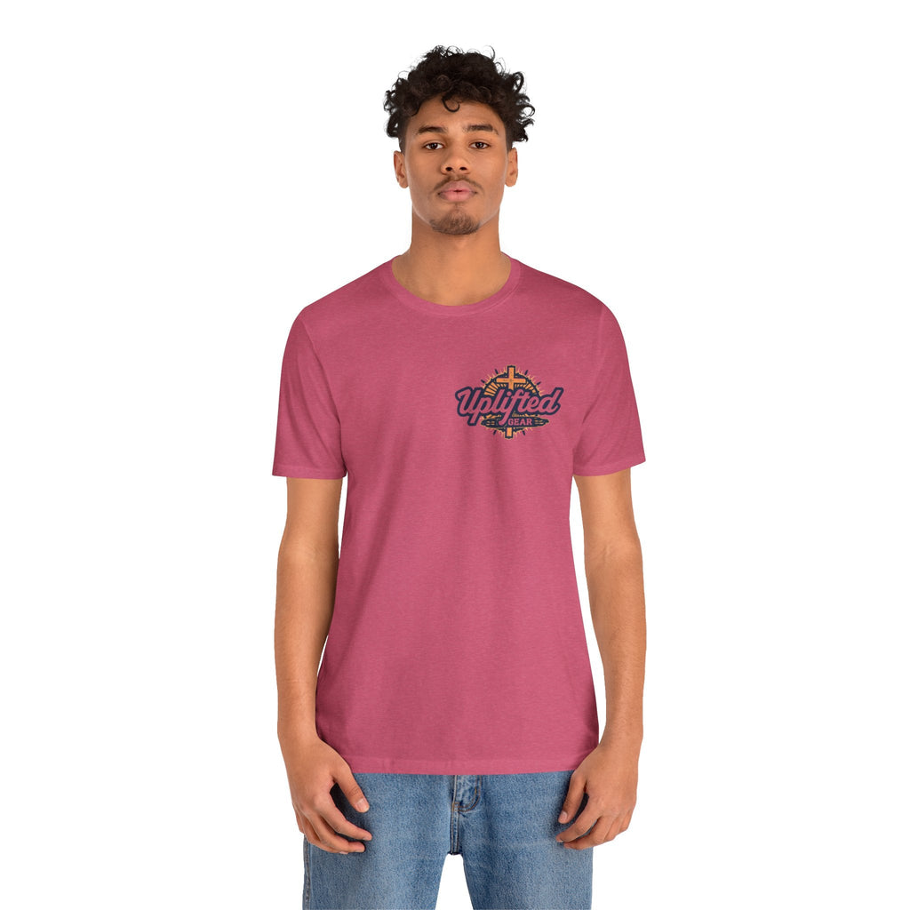Religious Graphic Tee with Armor Of God Design Unisex Jersey Short Sleeve Tee Printify