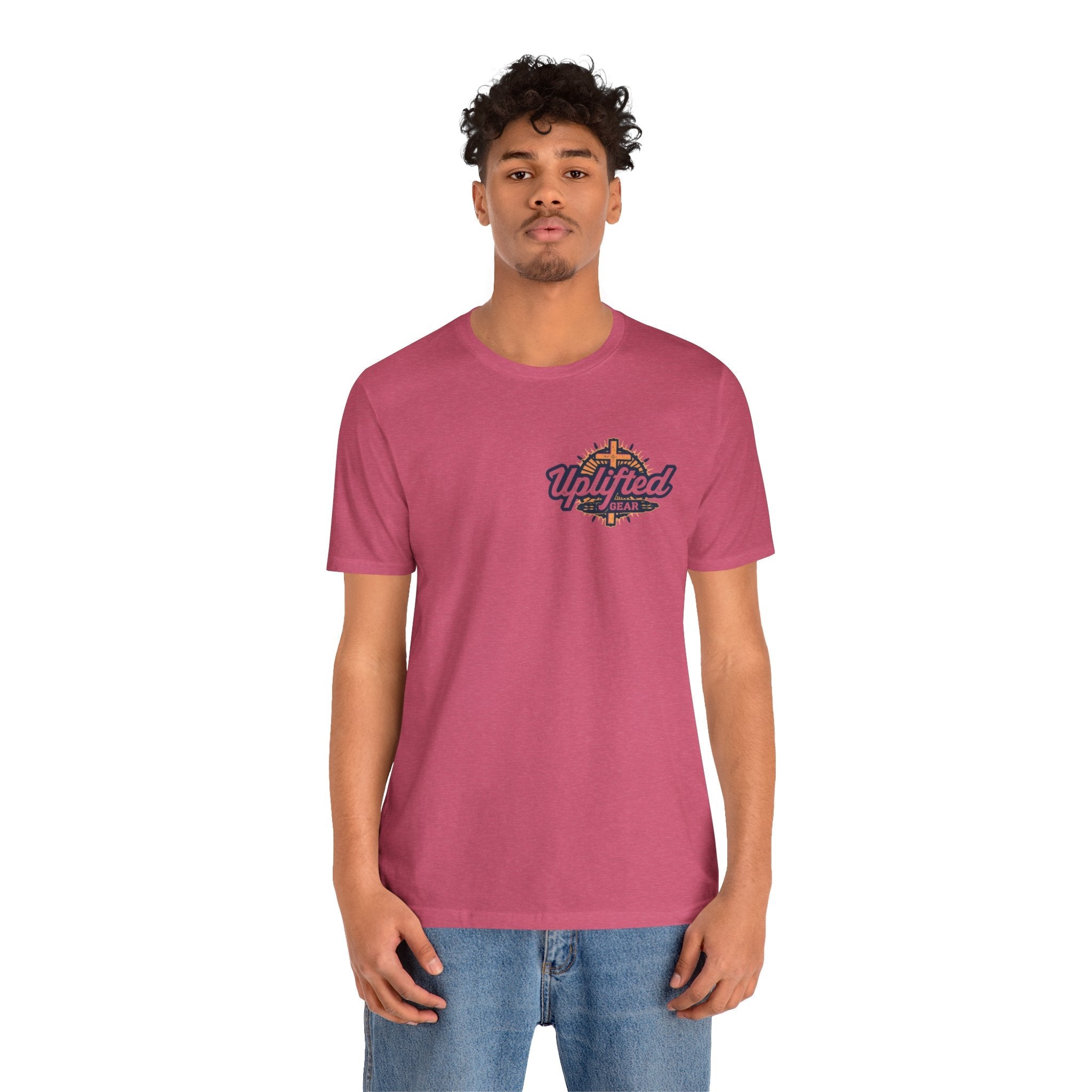 Religious Graphic Tee with Armor Of God Design Unisex Jersey Short Sleeve Tee Printify