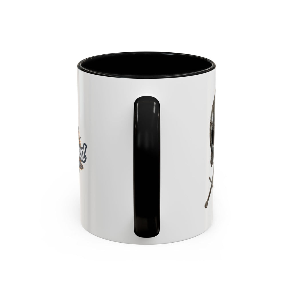 Crusader Knight Coffee Mug — 'Armor of God' Christian Skull 11/15oz Accent Mug Printify
