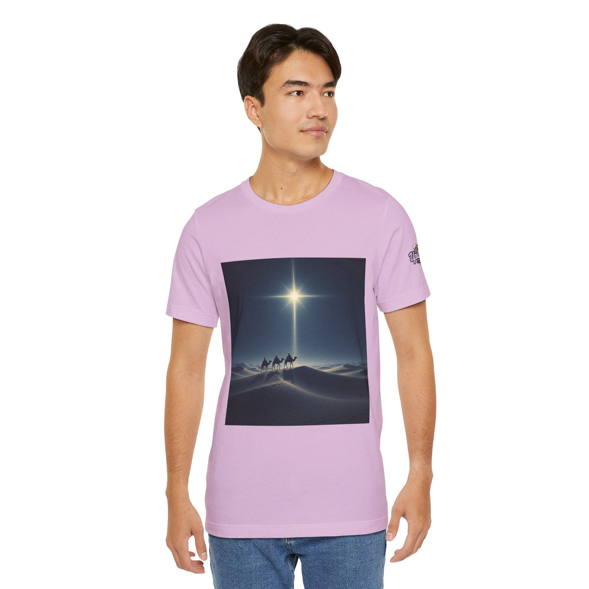 3 Wise Men T-shirt – Magi Camels Nativity Journey Christian Christmas T-shirt for Epiphany Faith & Holy Night Printify