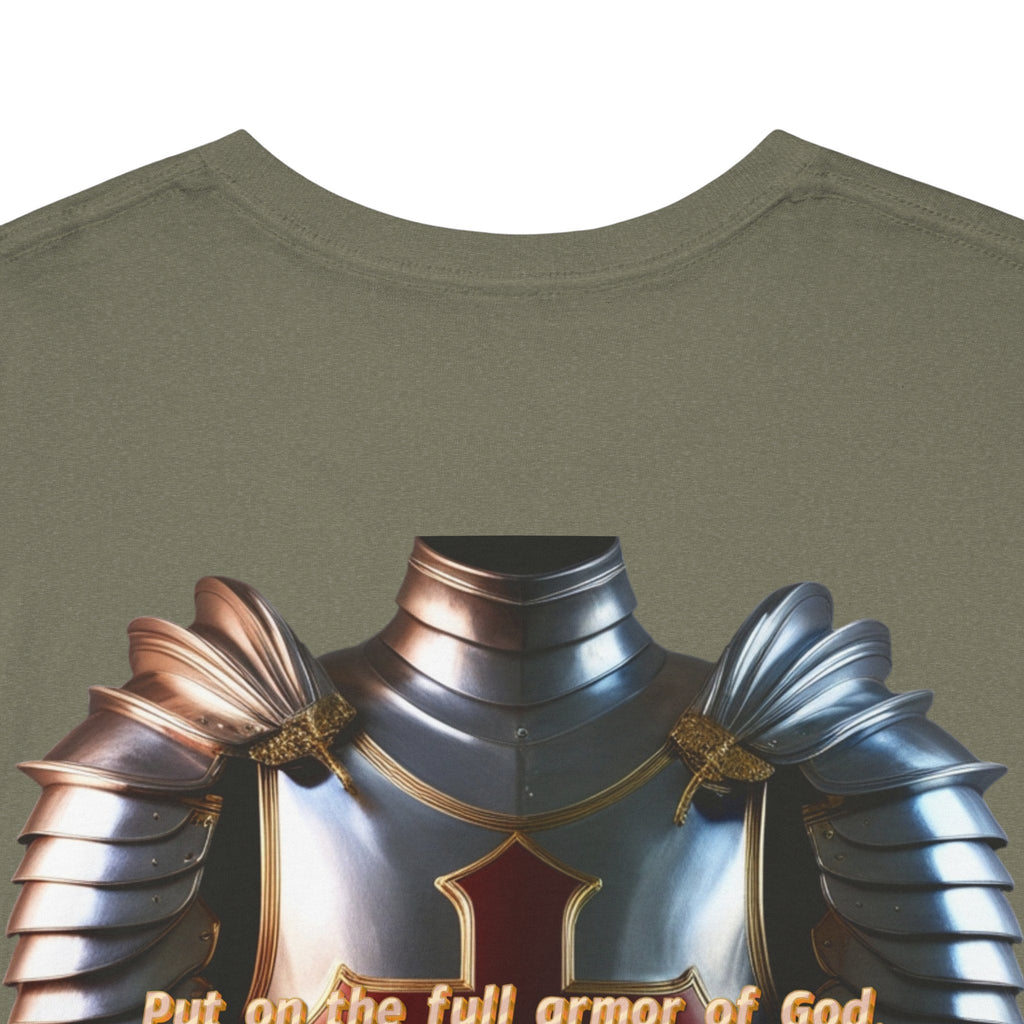 Religious Graphic Armor Of God Design - Unisex Heavy Cotton Tee Printify