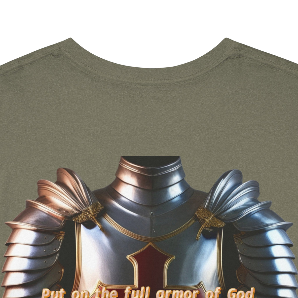 Religious Graphic Armor Of God Design - Unisex Heavy Cotton Tee Printify