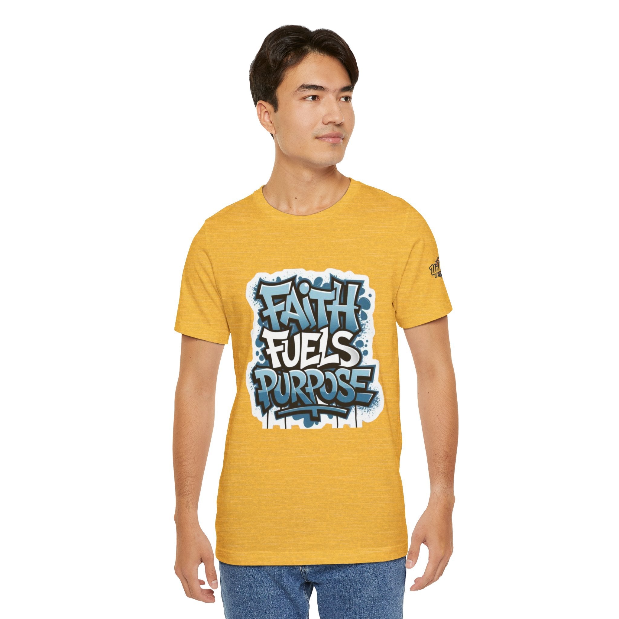 Faith Fuels Purpose T-shirt – Inspirational Christian T-shirt for Divine Drive & Unstoppable Belief Printify
