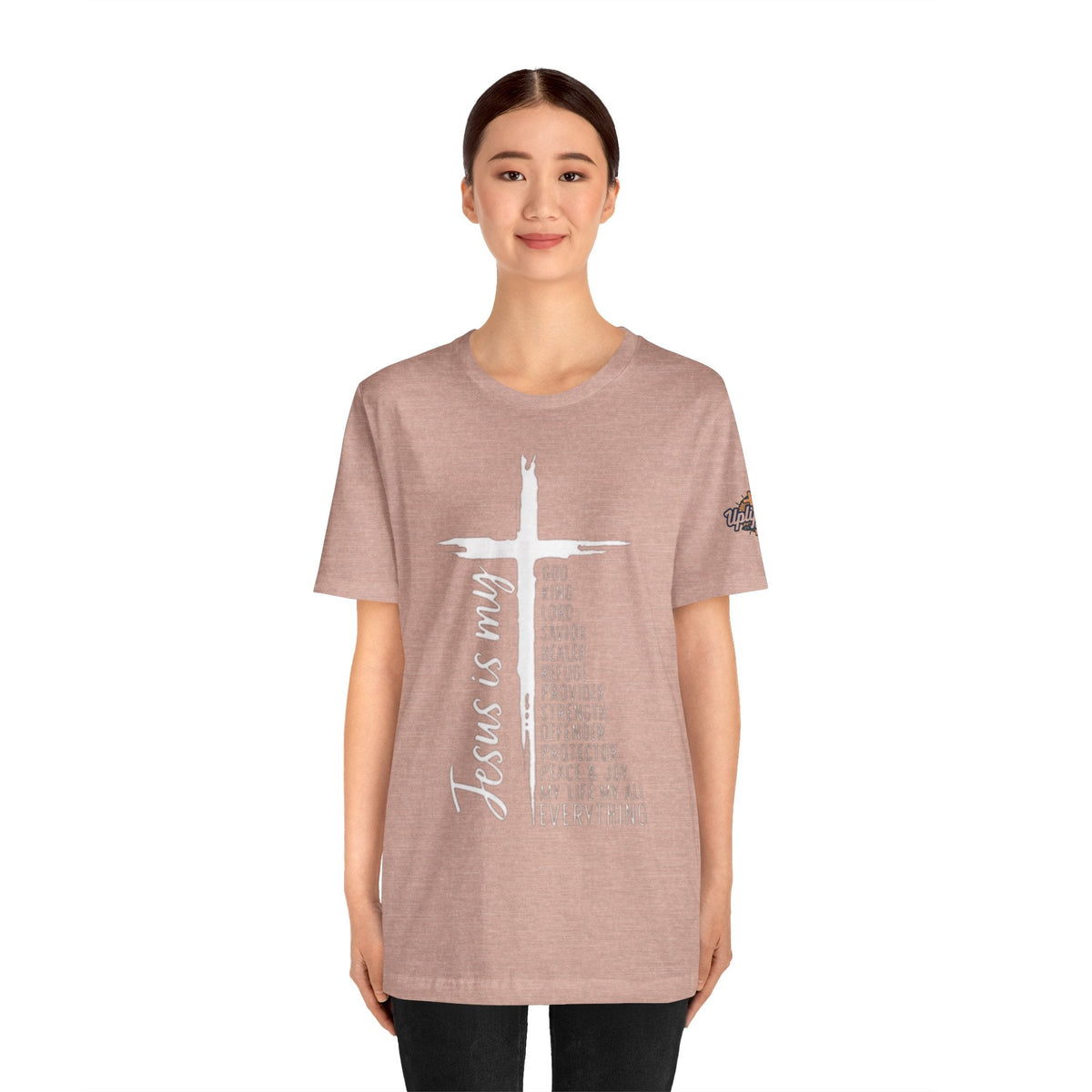 Jesus Is My Everything T-shirt – Cross List God King Lord Savior Christian T-shirt for Total Surrender Faith Printify