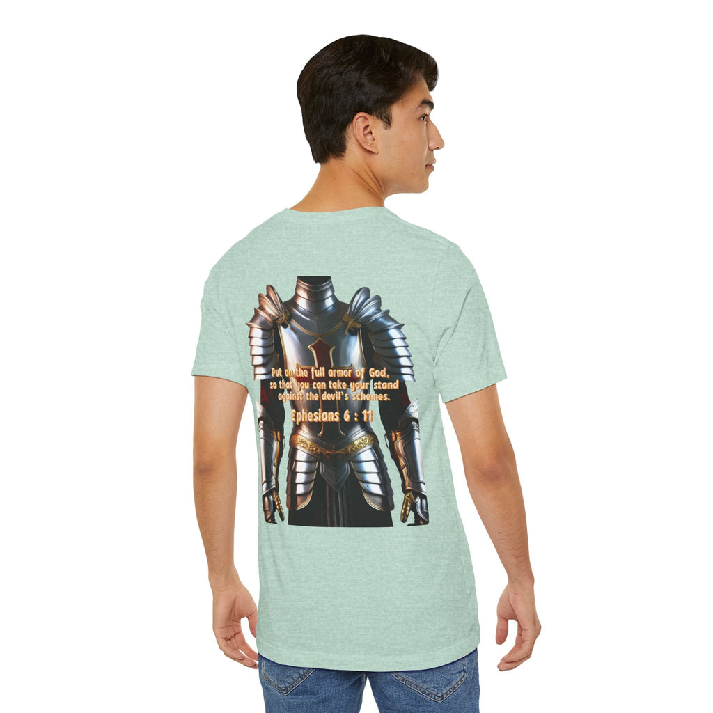 Religious Graphic Armor Of God Design - Unisex Jersey Short Sleeve Tee Printify