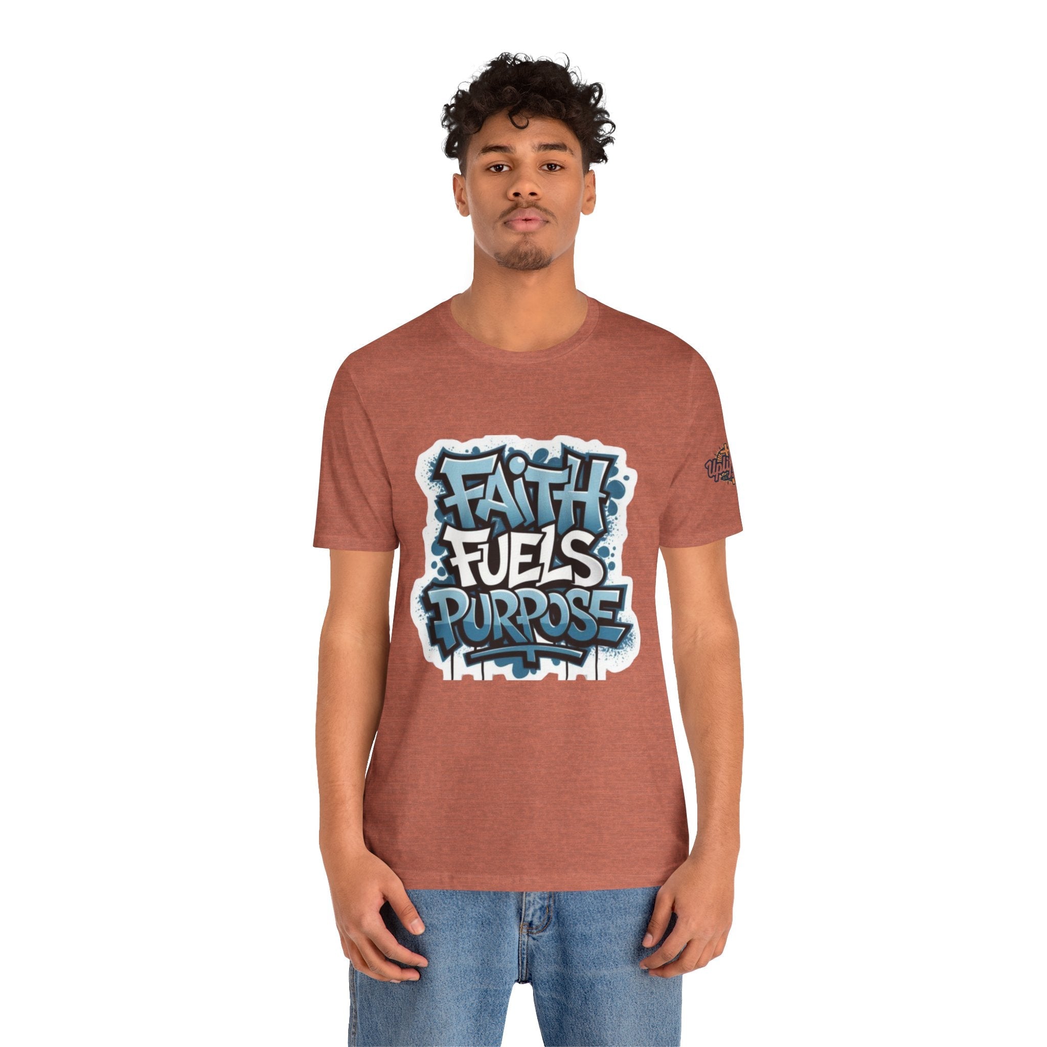 Faith Fuels Purpose T-shirt – Inspirational Christian T-shirt for Divine Drive & Unstoppable Belief Printify