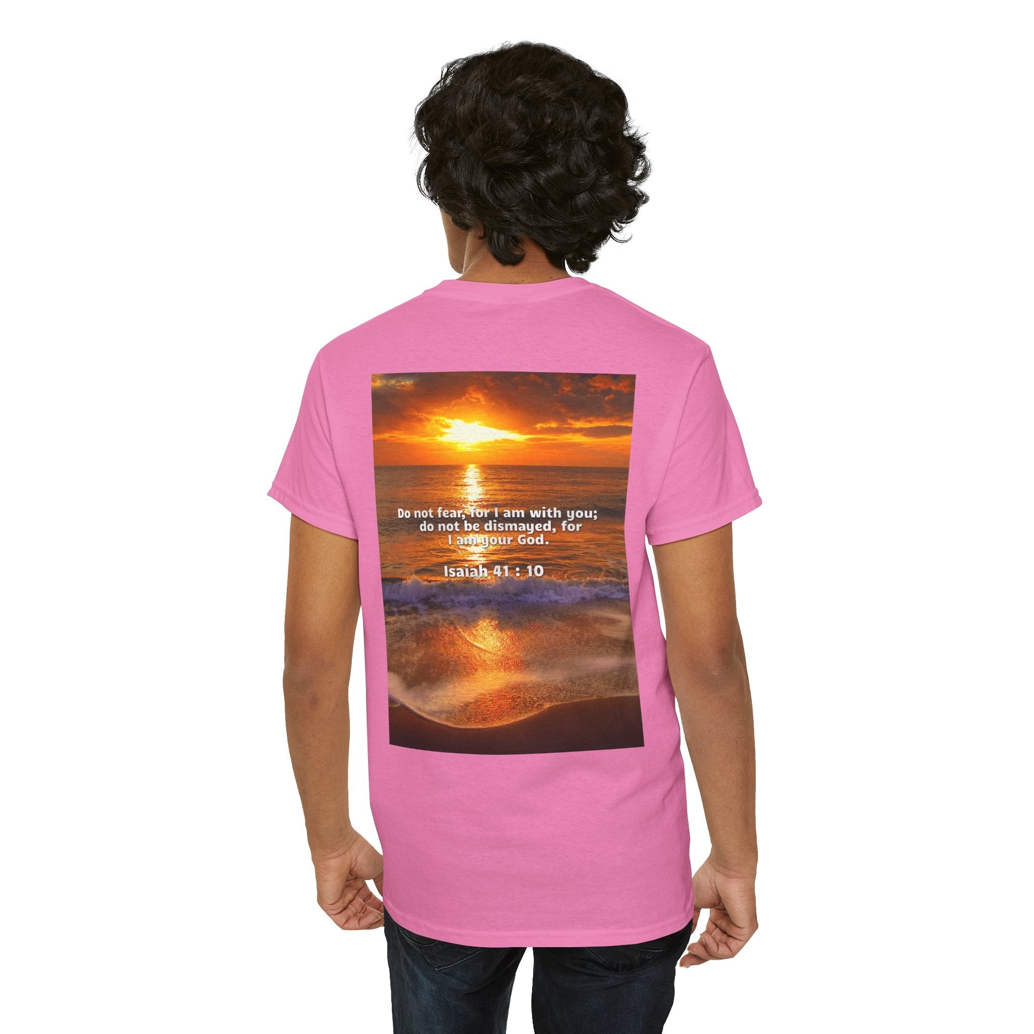 Bible Verse Unisex Tee -  Isaiah 41 : 10 Printify
