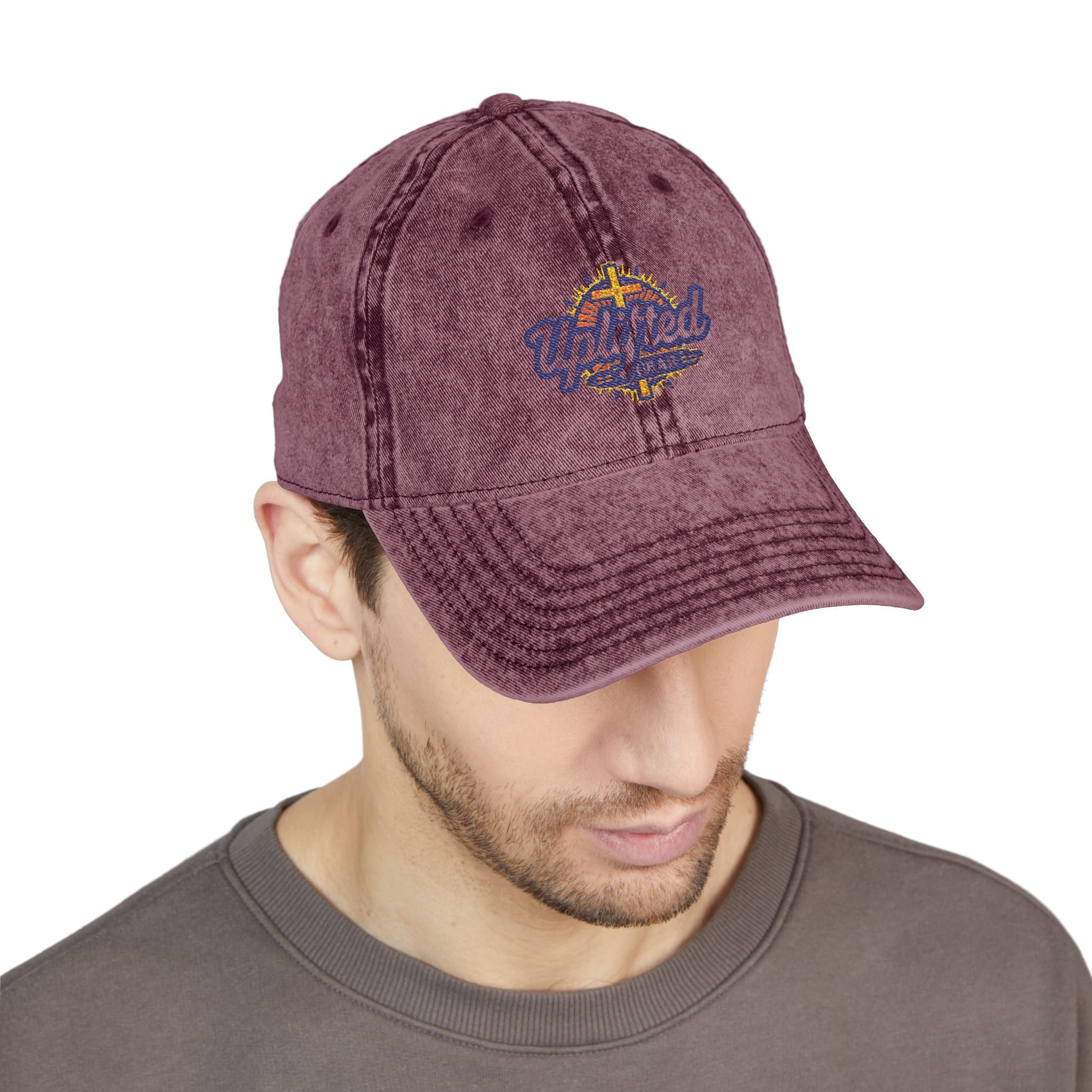 Uplifted Gear Embroidered Christian Hat – Bold Faith Cap for Inspired Living Printify