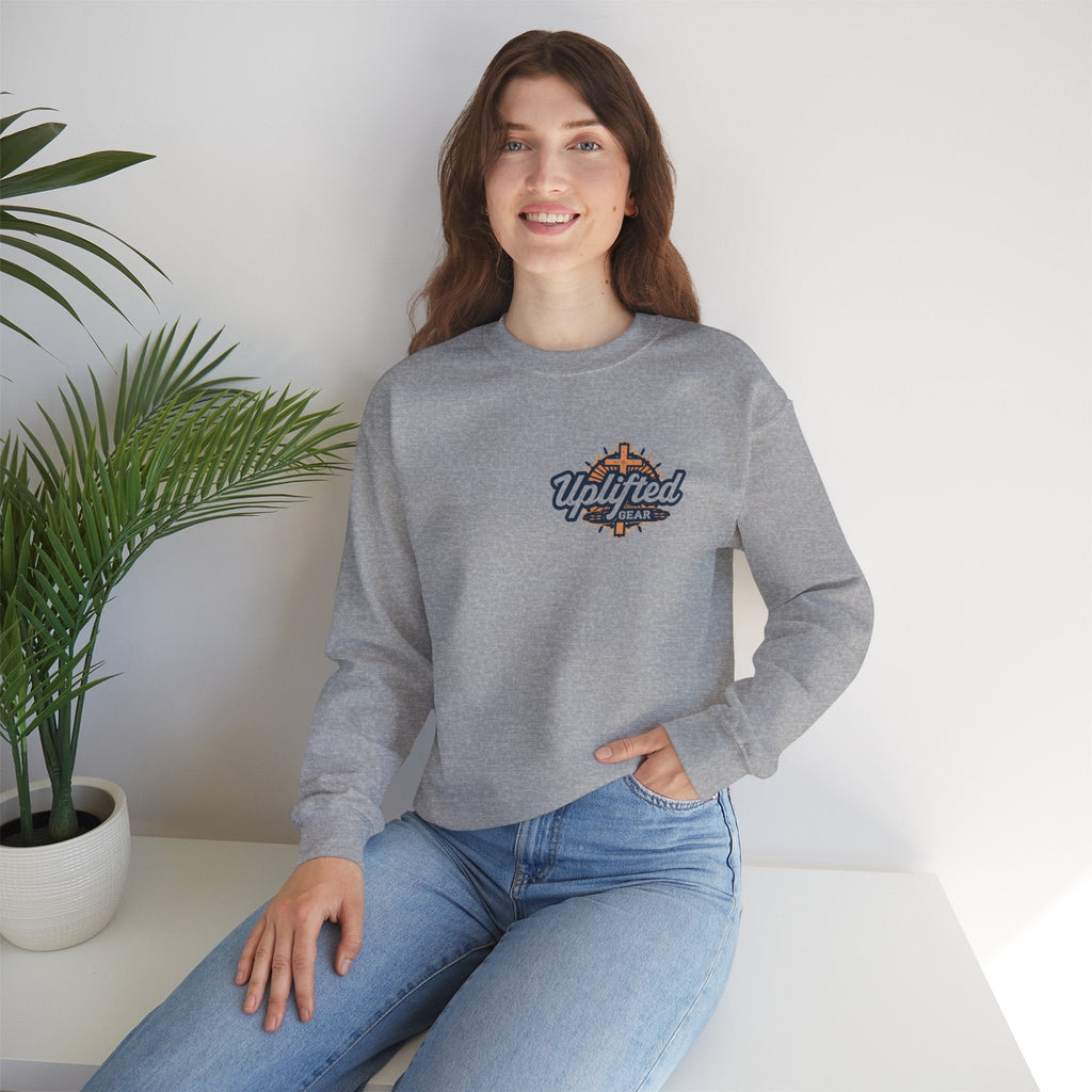 Uplifted Gear Christian Logo Sweatshirt Printify