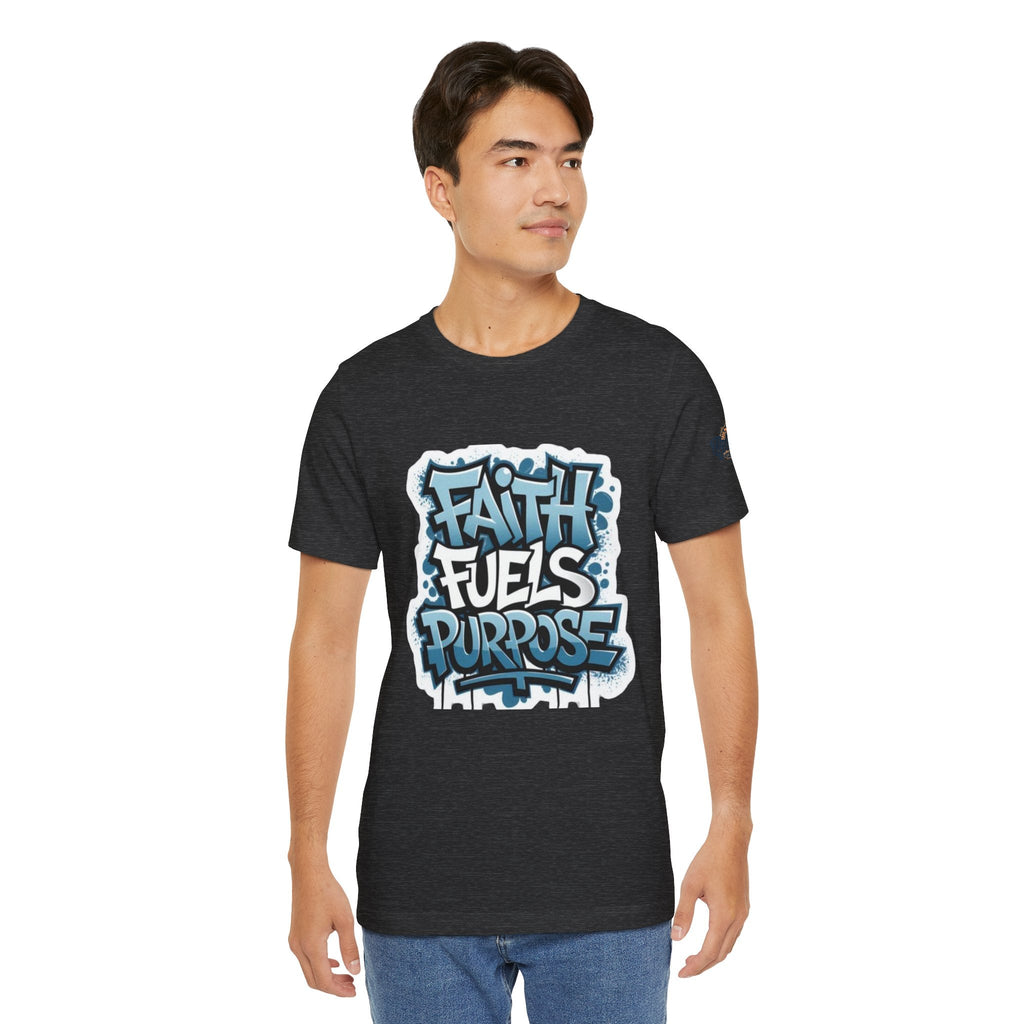 Faith Fuels Purpose T-shirt – Inspirational Christian T-shirt for Divine Drive & Unstoppable Belief Printify