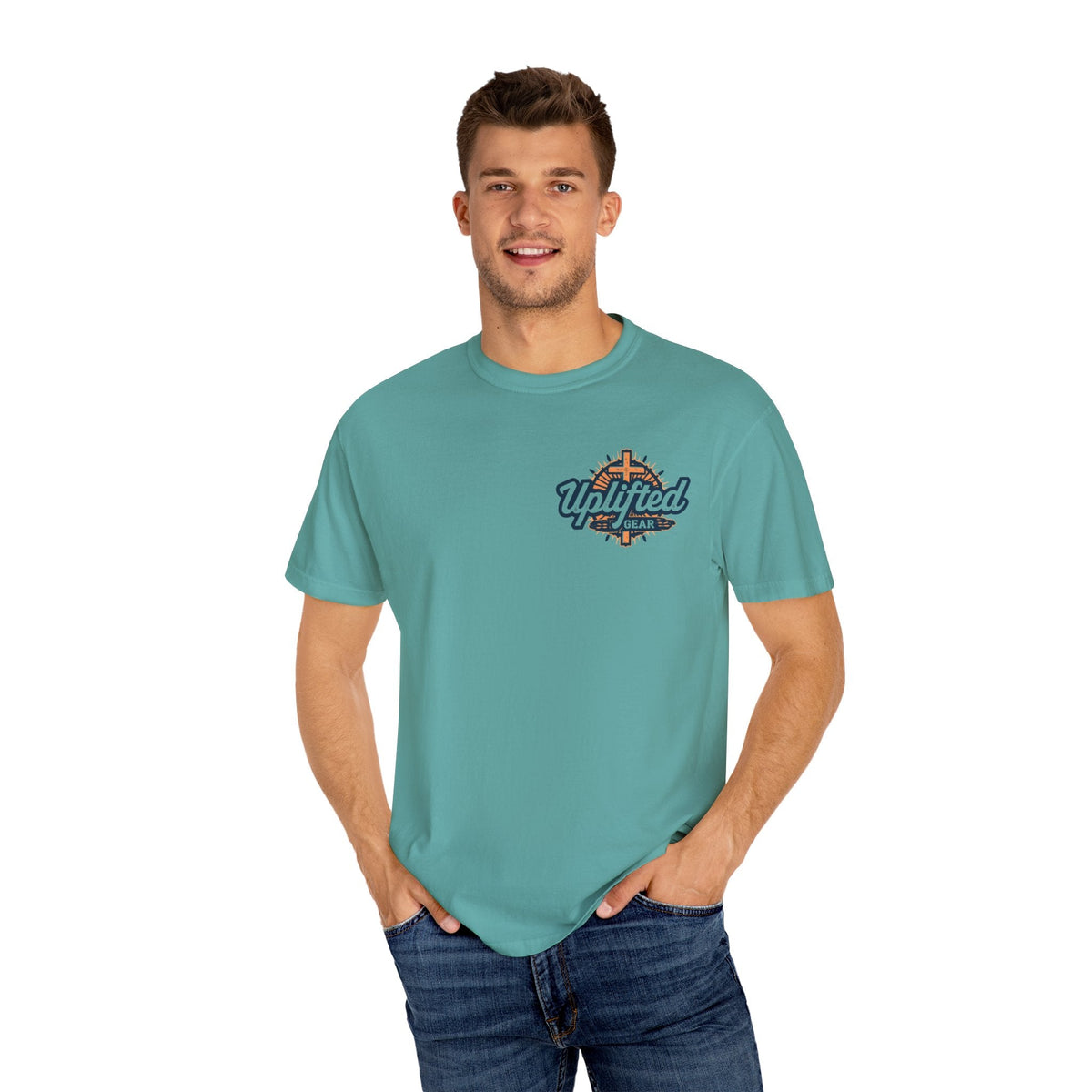Bible Verse Unisex Garment-Dyed T-shirt -  Philippians 4 : 13 Printify