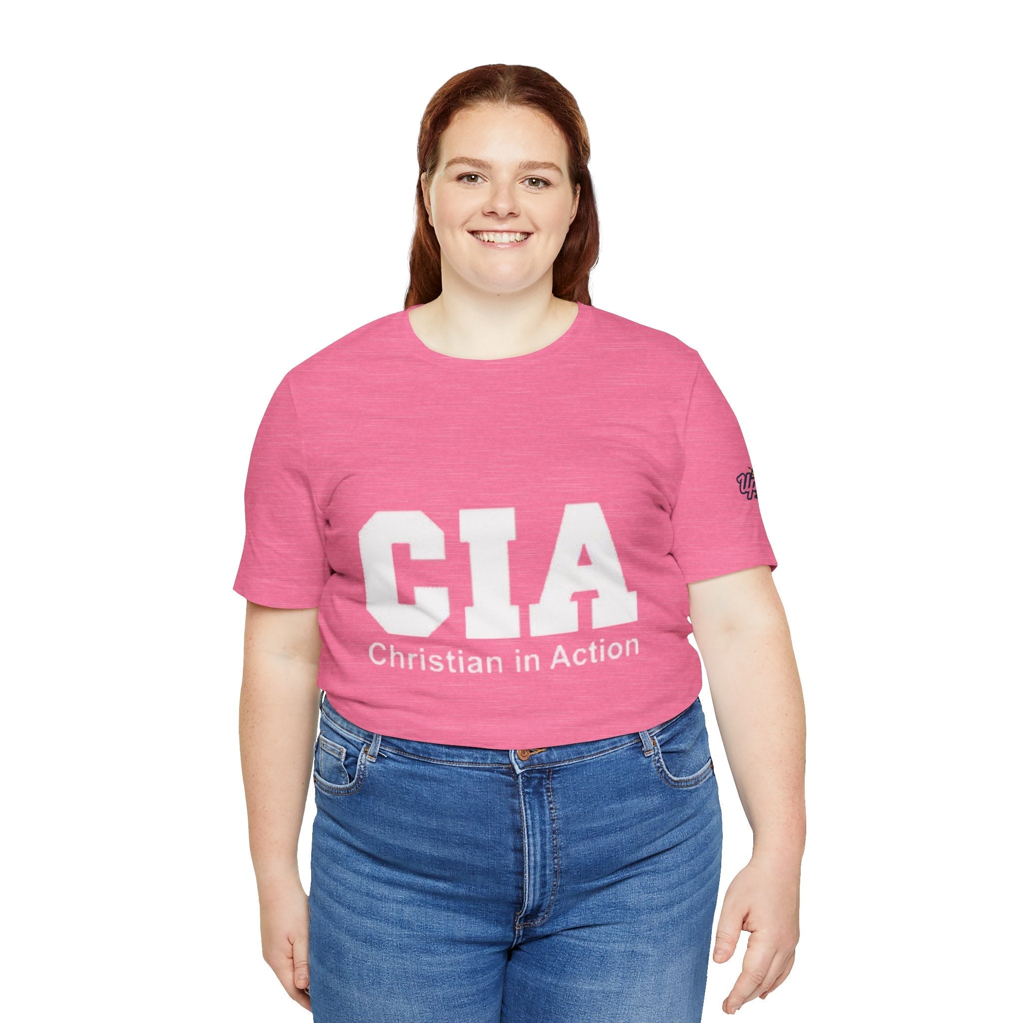 CIA Christian in Action T-shirt - Funny Faith Parody T-shirt - Mission Ready Apparel Printify