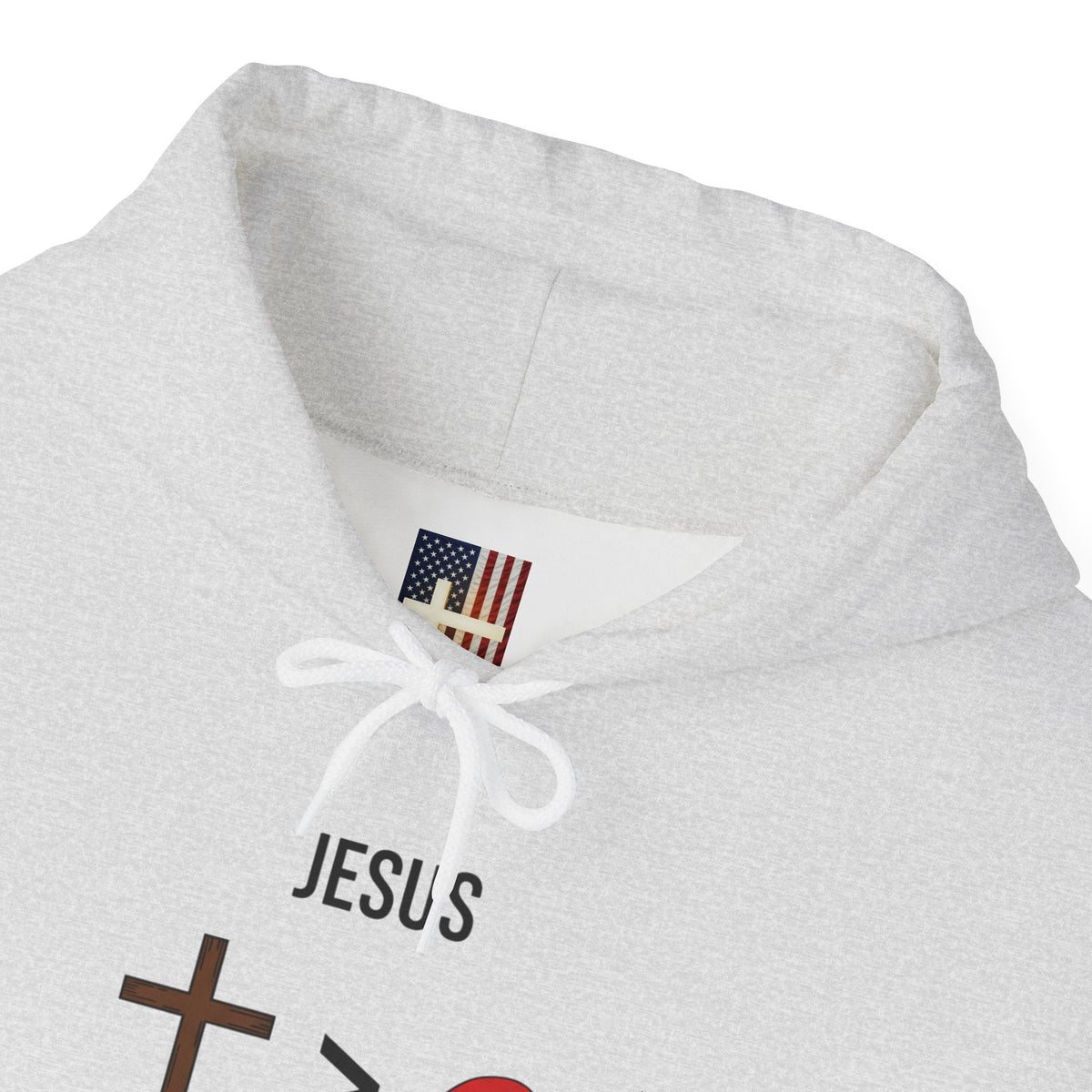🎄 Jesus > Santa – Minimalist Christian Christmas Hoodie | Bold Faith Over Holiday Tee | Cross vs Santa Hat Design | Uplifted Gear Printify