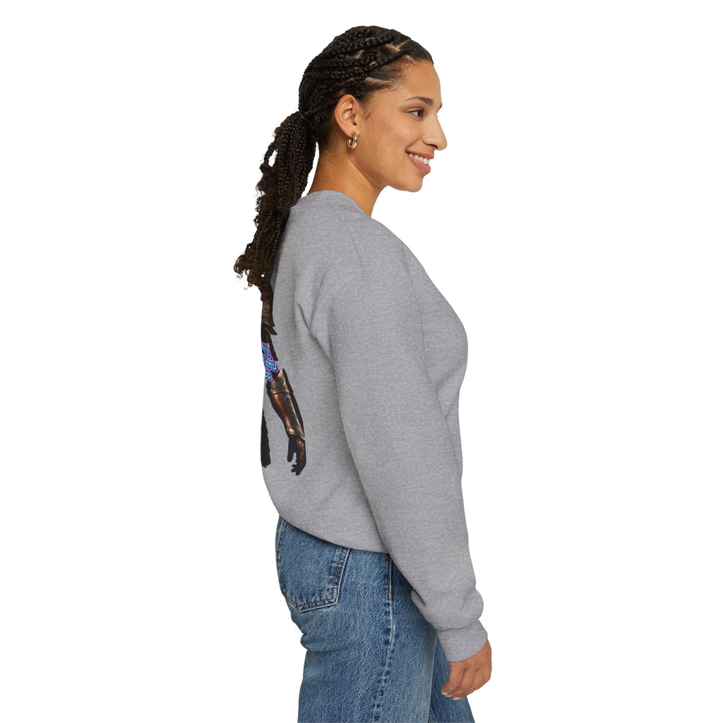 Religious Graphic Armor Of God Design - Unisex Heavy Blend™ Crewneck Sweatshirt Printify