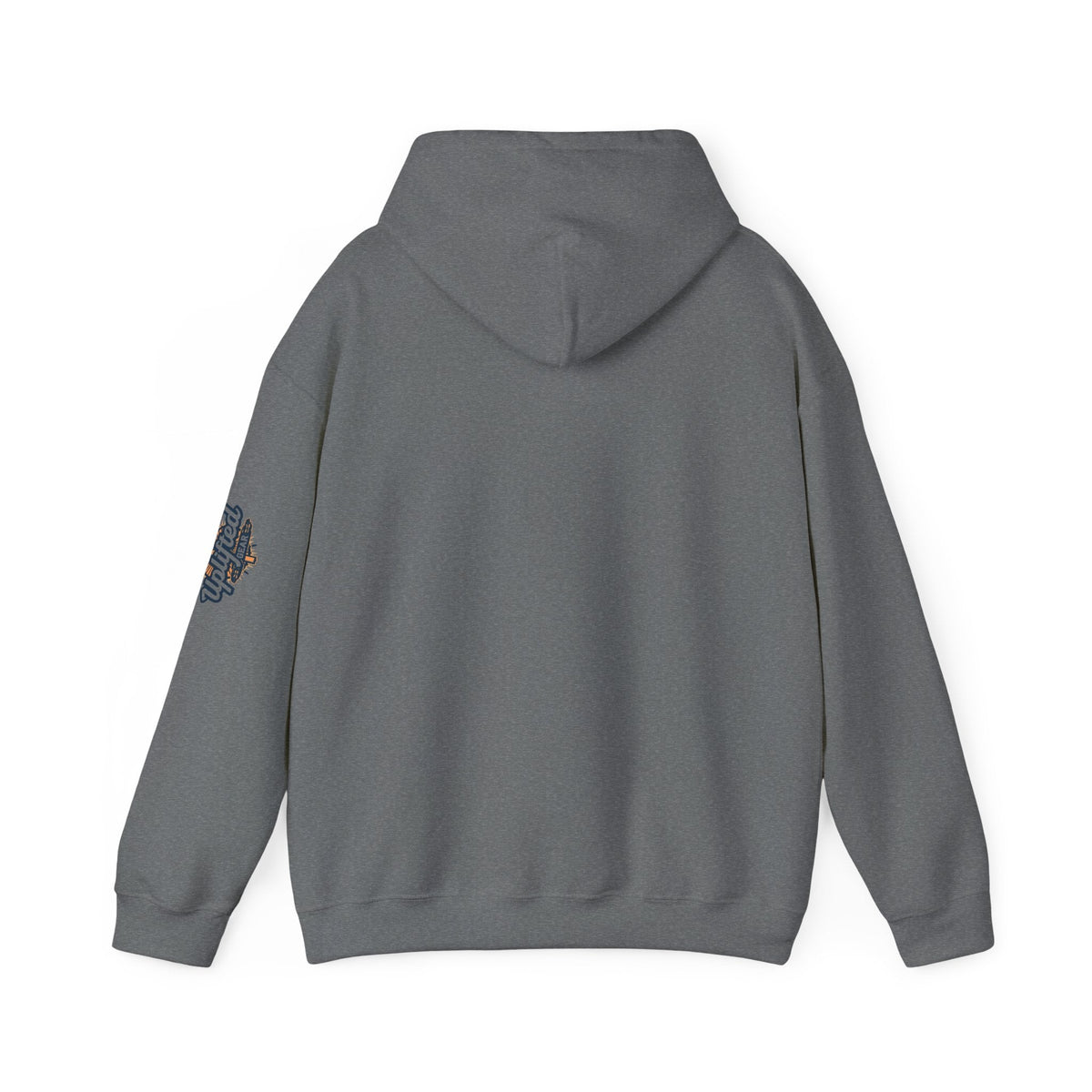 Jesus Ichthys Hoodie – Christian Fish Symbol with Cross & Jesus Inscription Sweatshirt for Eternal Faith & Streetwear Printify