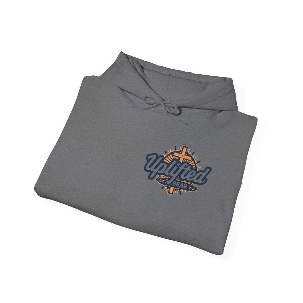 Trust in The Lord Proverbs 3:5-6 Biblical Design Unisex Heavy Blend™ Hooded Sweatshirt Printify