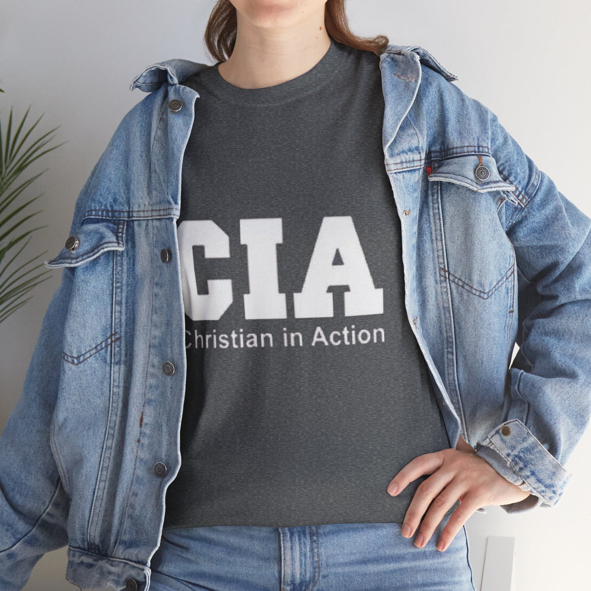 CIA Christian in Action T-shirt - Funny Faith Parody T-shirt - Mission Ready Apparel Printify