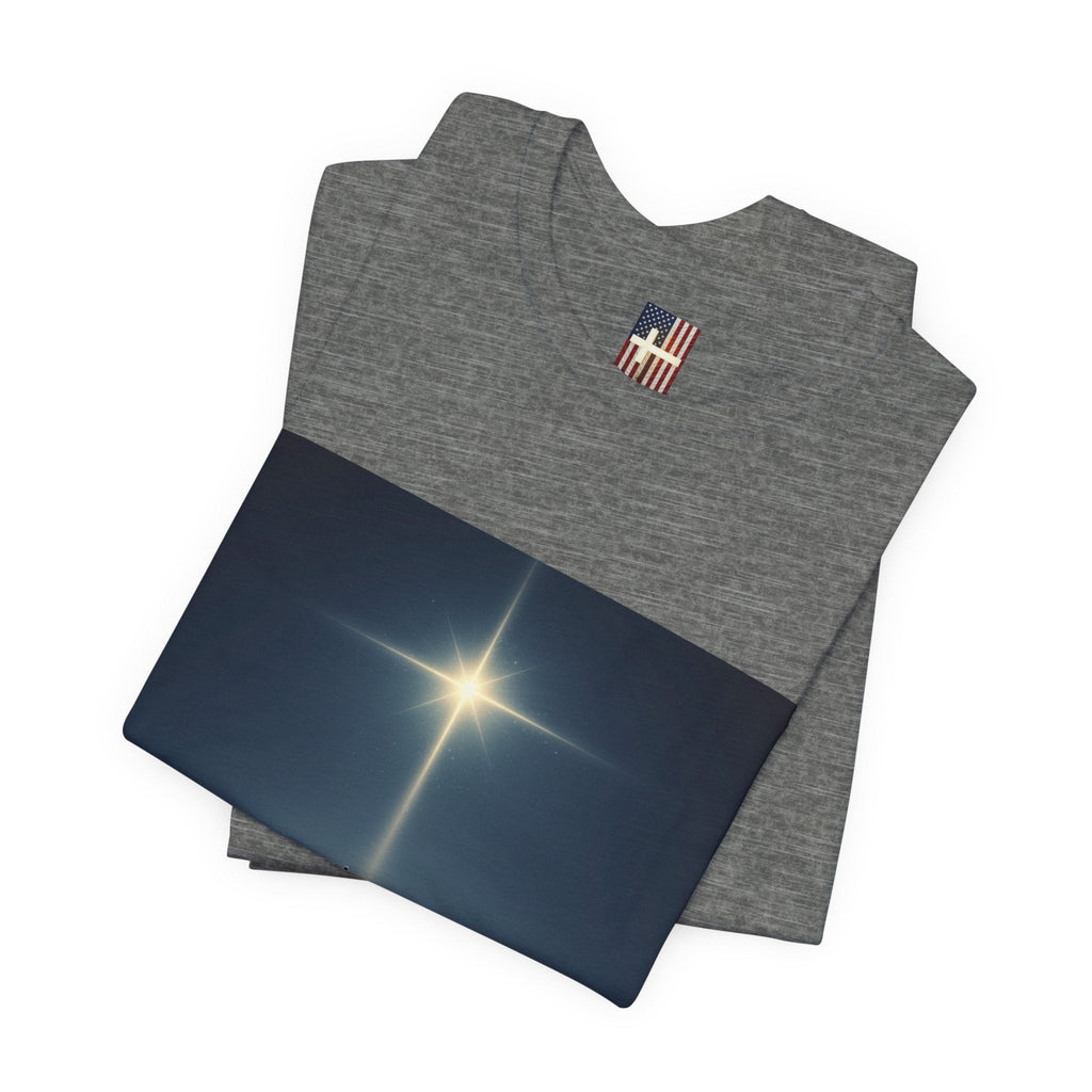 3 Wise Men T-shirt – Magi Camels Nativity Journey Christian Christmas T-shirt for Epiphany Faith & Holy Night Printify