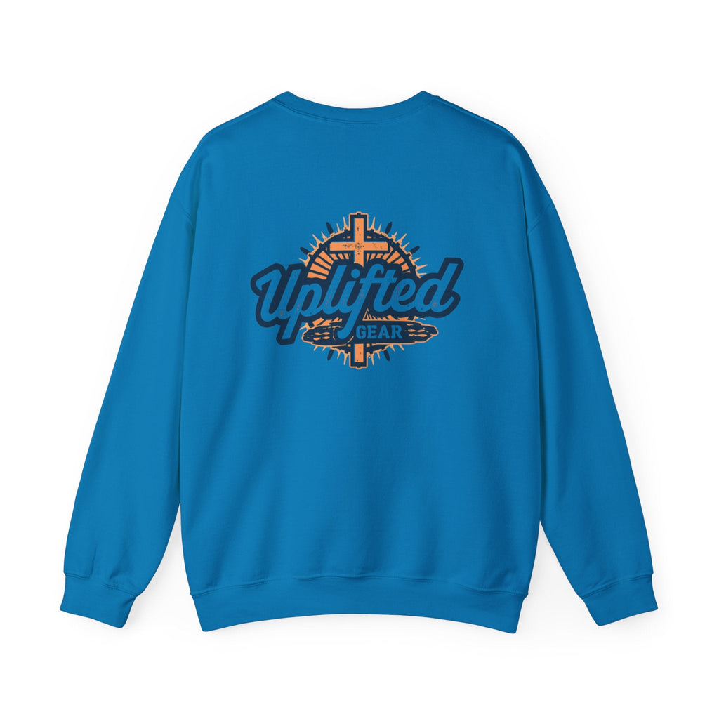 Uplifted Gear Christian Logo Sweatshirt Printify