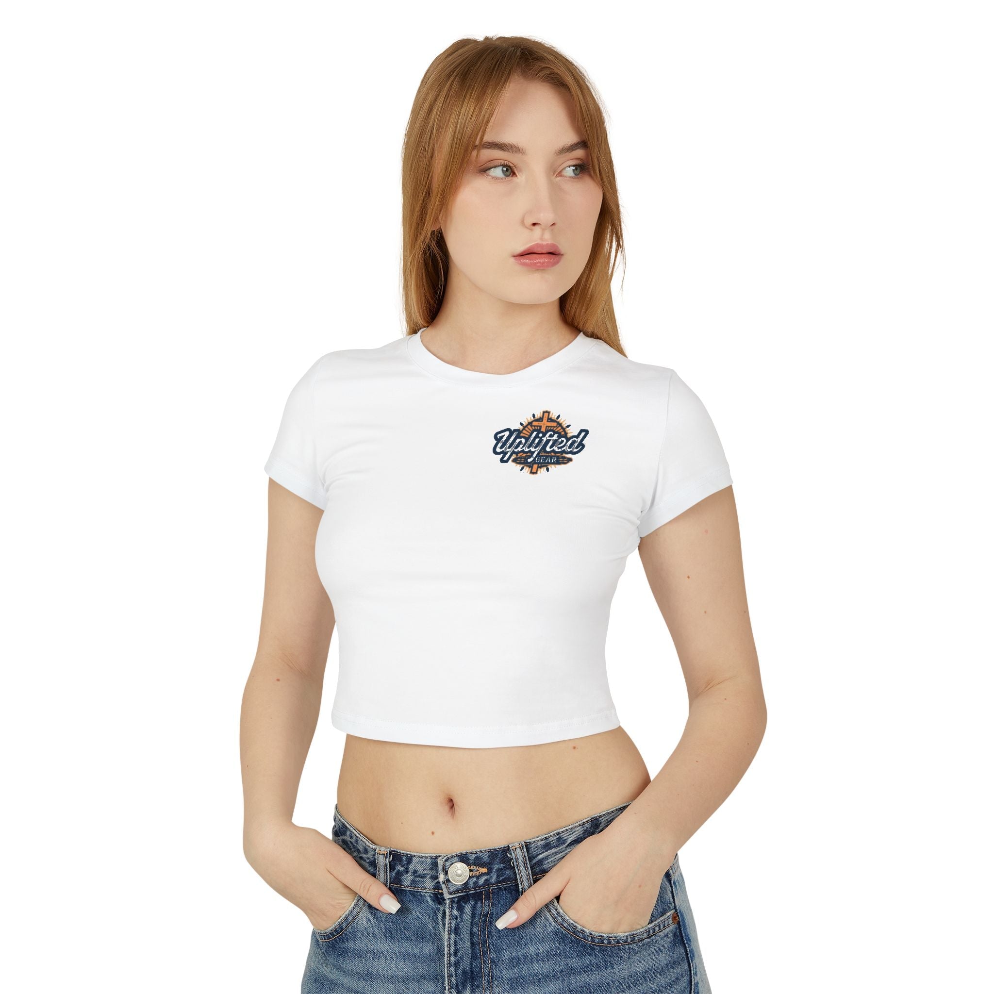 Women's Baby Tee - Isaiah 41:10 Bible Verse Religious Design Printify