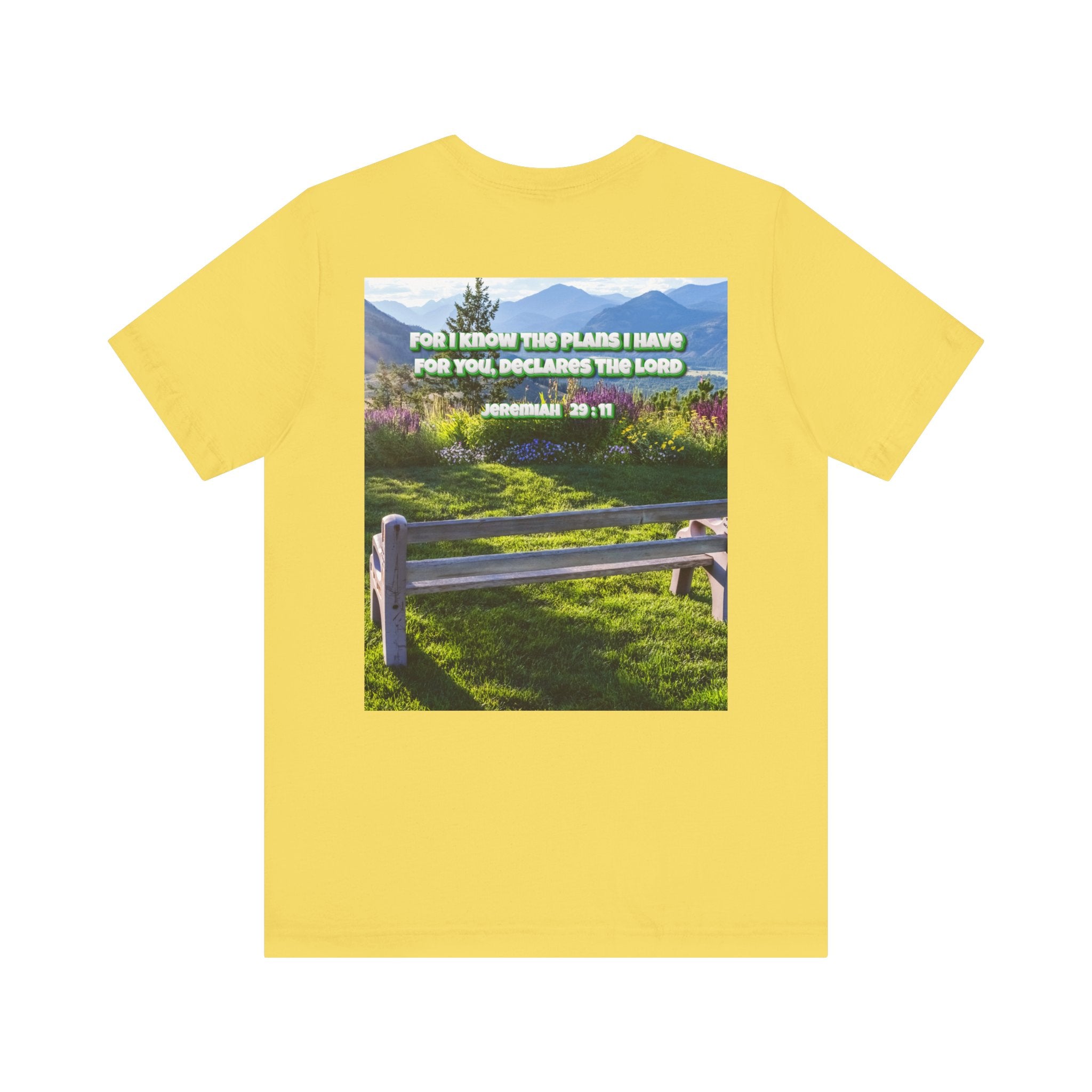Bible Verse Unisex Tee - Jeremiah 29 : 11 Printify