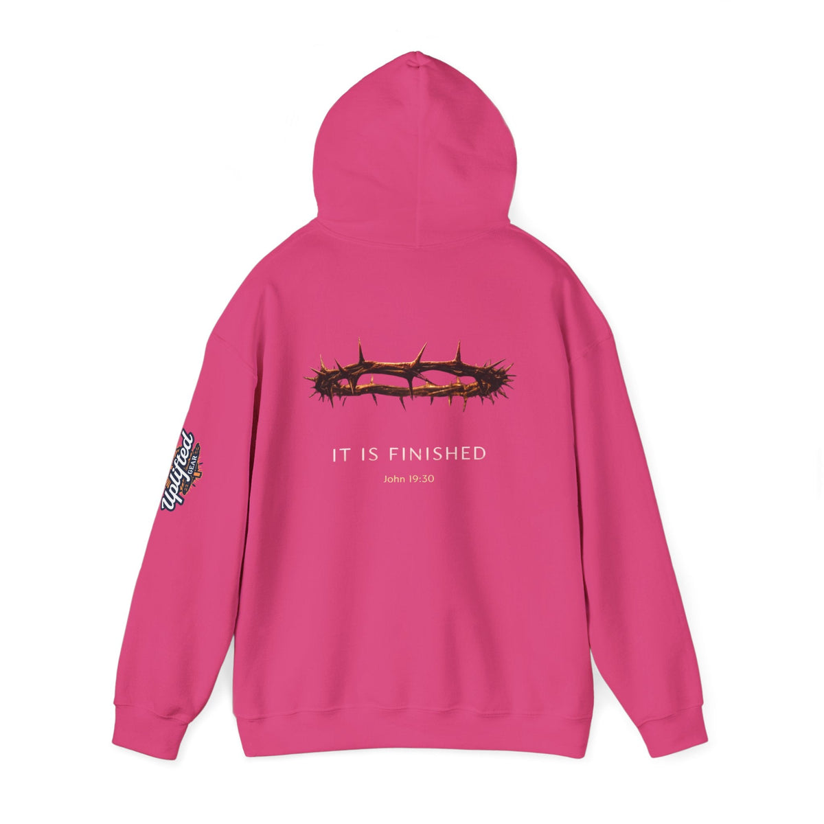 It Is Finished Crown of Thorns Hoodie — Christian John 19:30 Faith Hoodie Printify