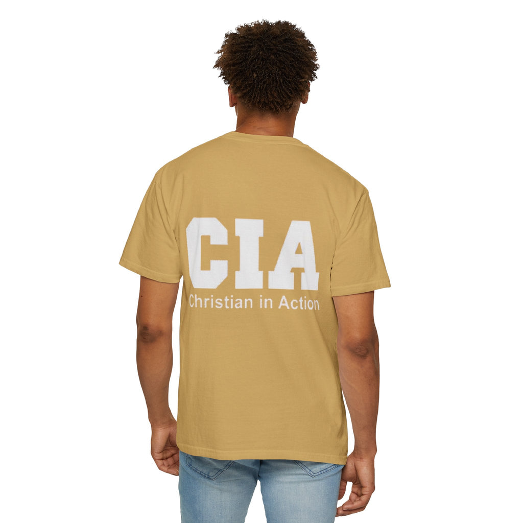 CIA Christian in Action T-shirt - Funny Faith Parody T-shirt - Mission Ready Apparel Printify
