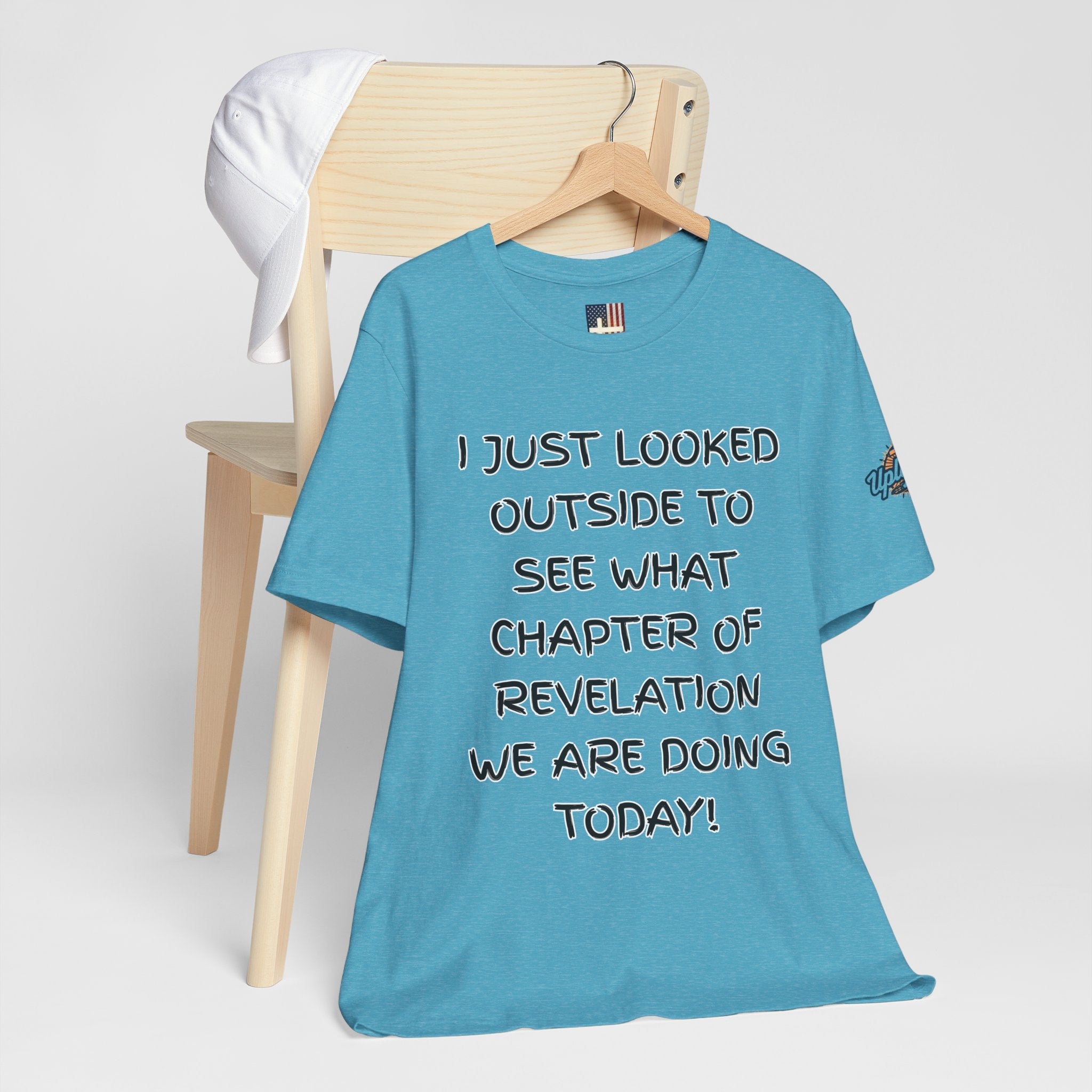 What Chapter of Revelation T-shirt – I Looked Outside My Window Christian T-shirt for End Times Humor & Faith Printify