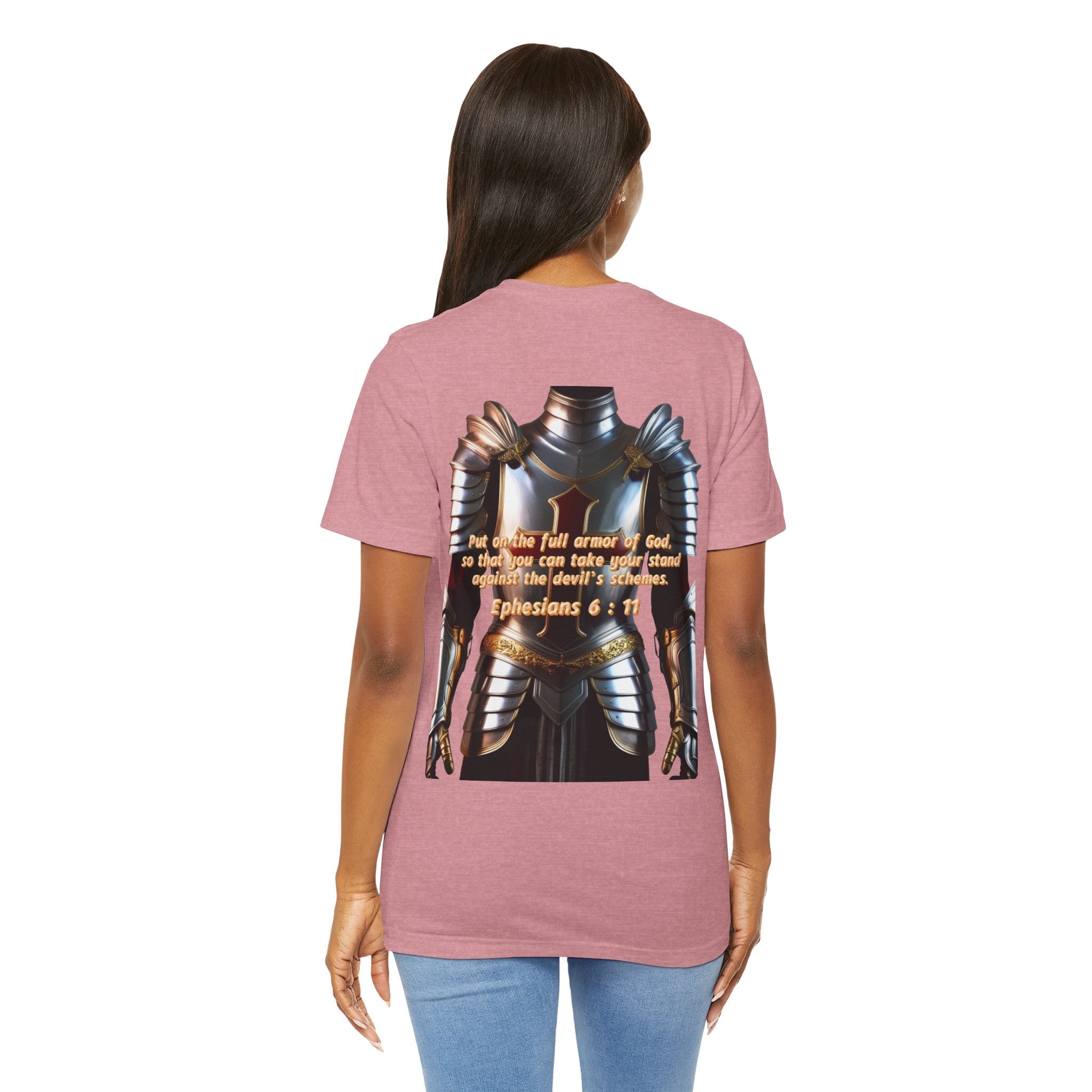 Religious Graphic Armor Of God Design - Unisex Jersey Short Sleeve Tee Printify