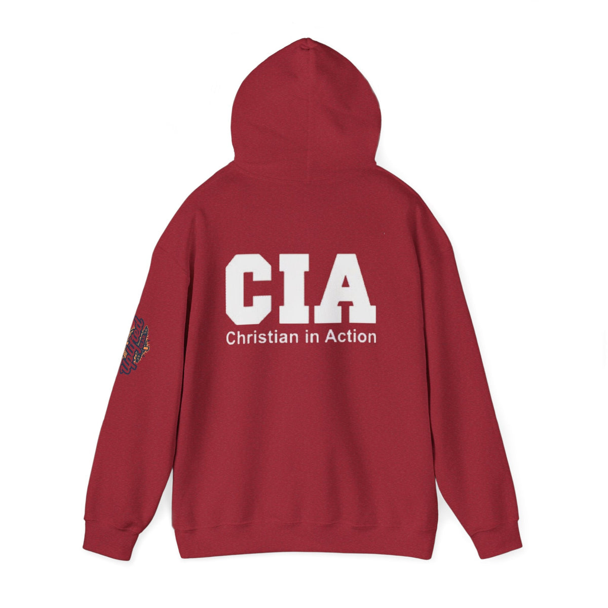 CIA Christian in Action Hoodie - Funny Faith Parody Hoodie - Mission Ready Apparel Printify