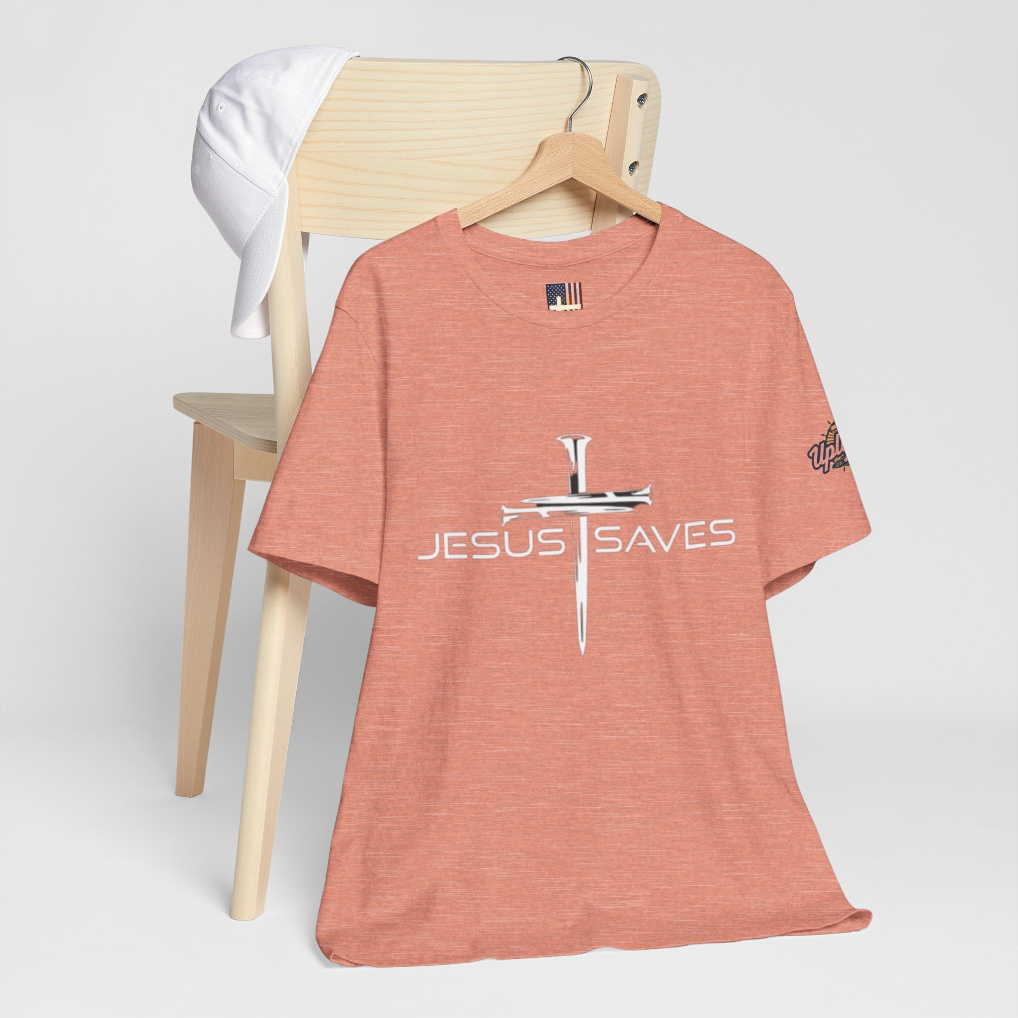 Copy of Jesus Saves T-shirt – 3 Nails Crucifix Cross Christian T-shirt for Redemption Faith & Bold Salvation Printify