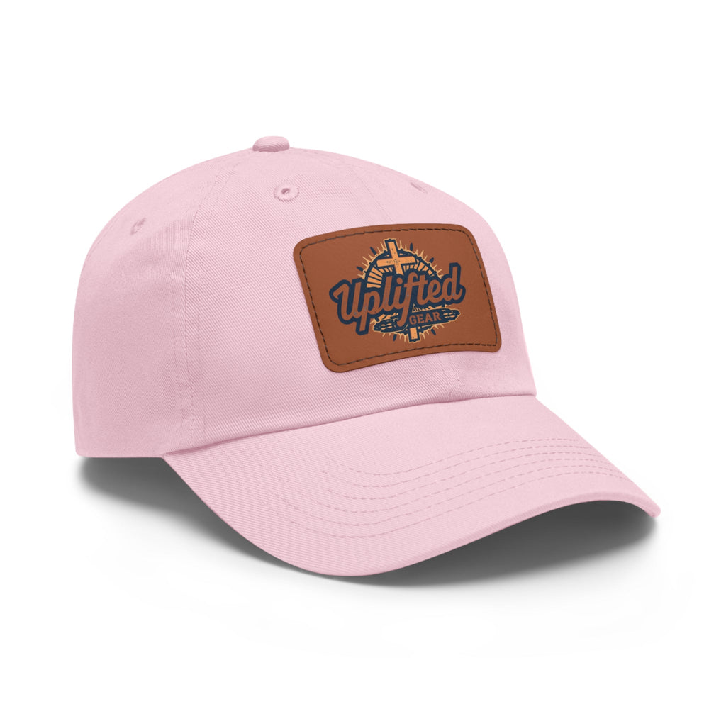 Uplifted Gear Dad Hat Christian Brand Rectangle Printify