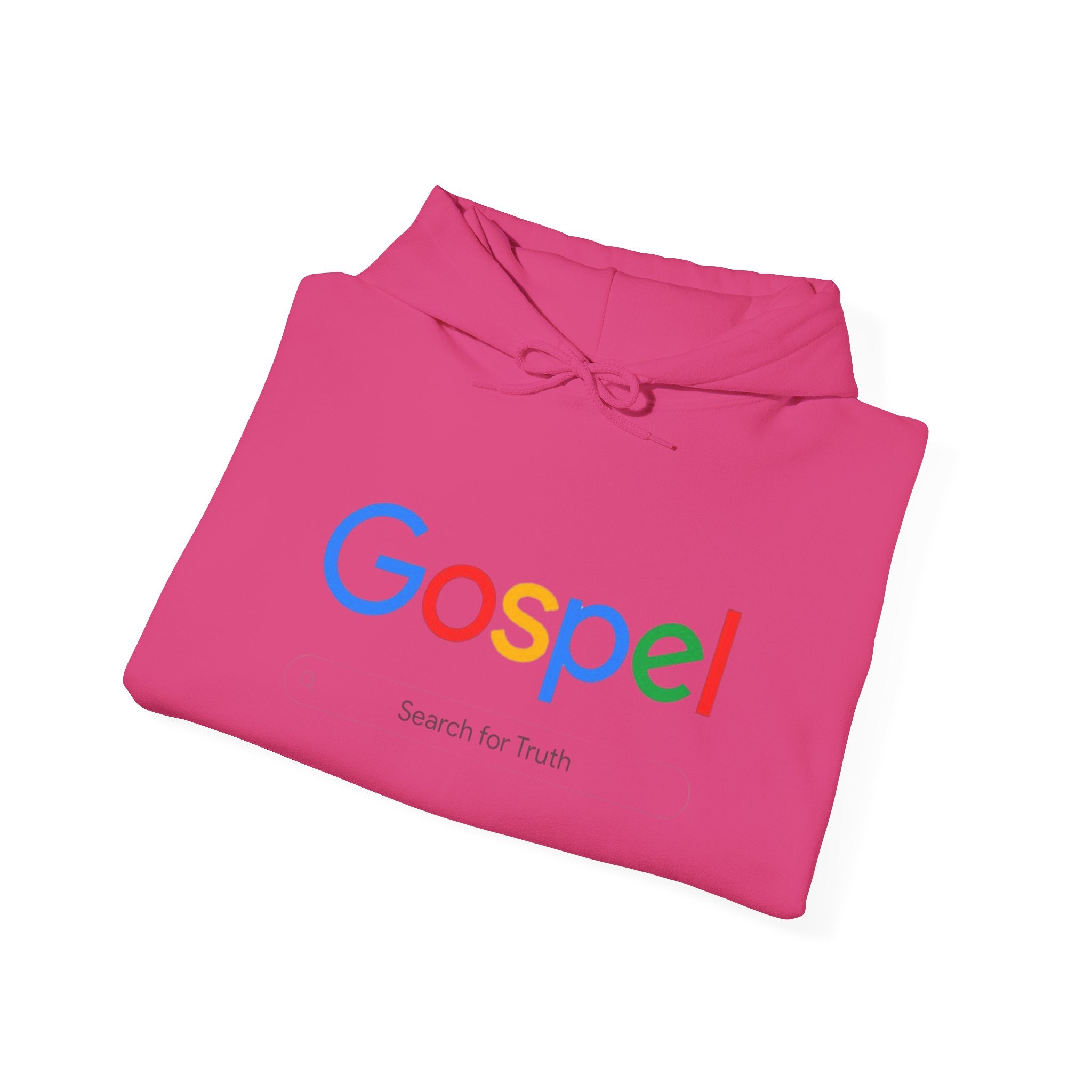 Gospel Hoodie — "Search for Truth" Christian Faith Pullover Printify
