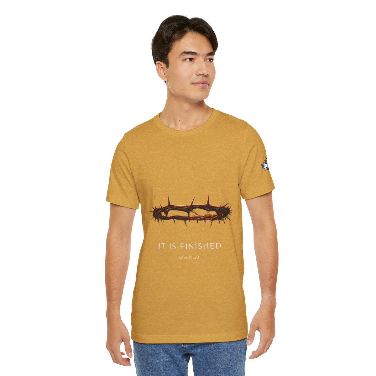 It Is Finished Crown of Thorns Tee — Christian John 19:30 Faith Shirt Printify
