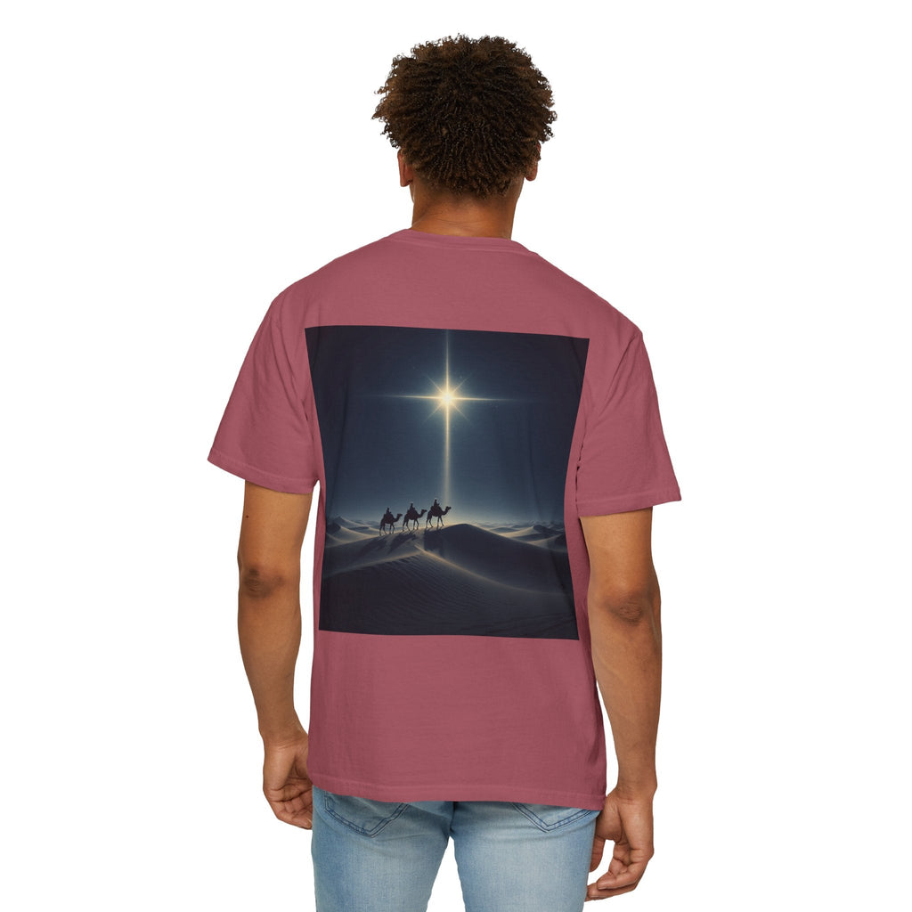 3 Wise Men T-shirt – Magi Camels Nativity Journey Christian Christmas T-shirt for Epiphany Faith & Holy Night Printify