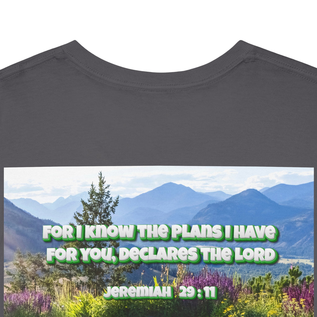 Bible Verse Unisex Tee -  Jeremiah 29 : 11 Printify