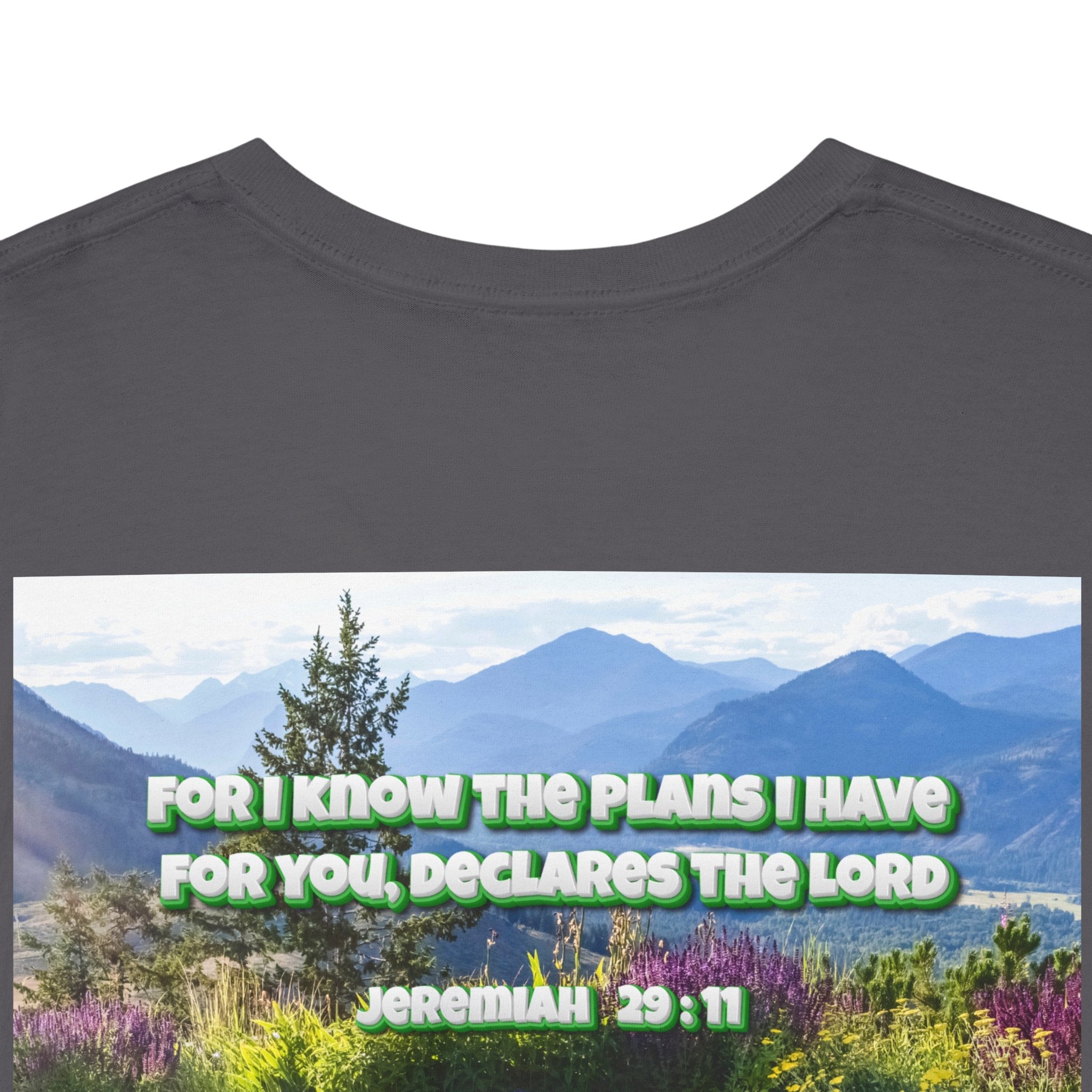 Bible Verse Unisex Tee -  Jeremiah 29 : 11 Printify