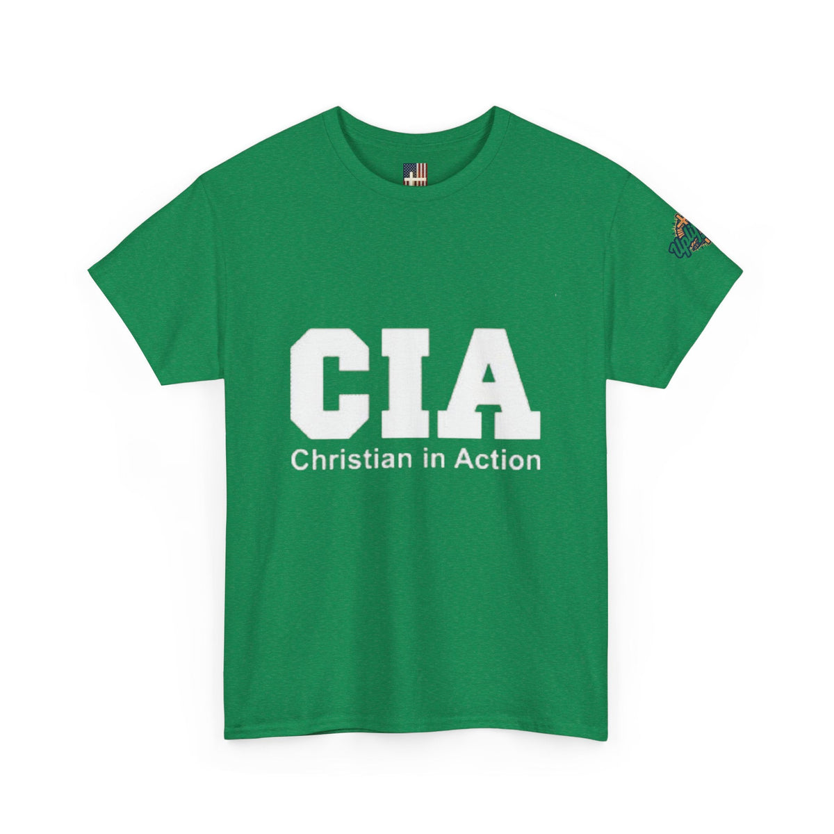 CIA Christian in Action T-shirt - Funny Faith Parody T-shirt - Mission Ready Apparel Printify