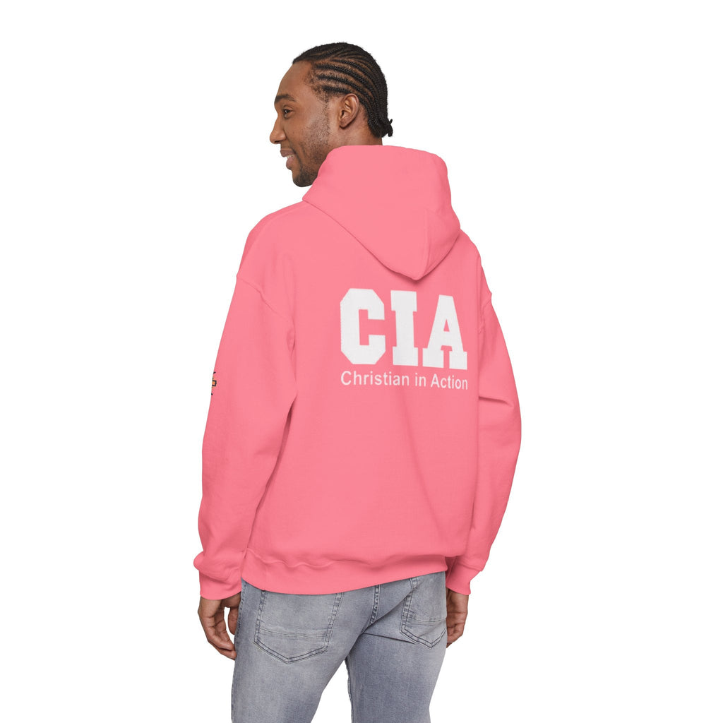 CIA Christian in Action Hoodie - Funny Faith Parody Hoodie - Mission Ready Apparel Printify