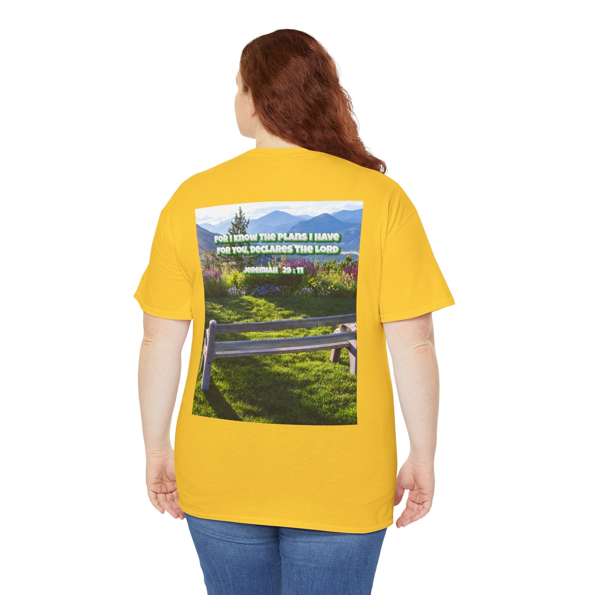 Bible Verse Unisex Tee -  Jeremiah 29 : 11 Printify