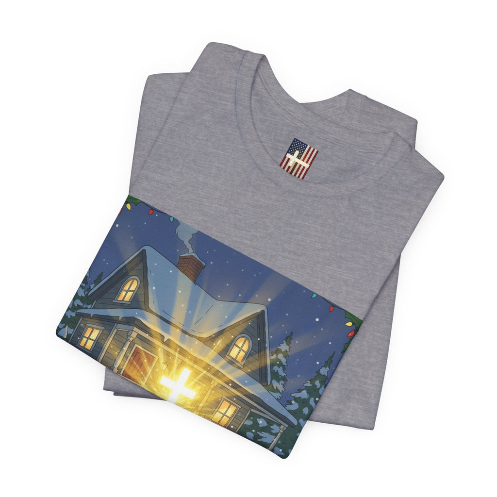 A Major Award This Christmas T-shirt – Fragile Leg Lamp Parody Cross Unboxing Christian T-shirt for Hilarious Faith & Holiday Glow Printify