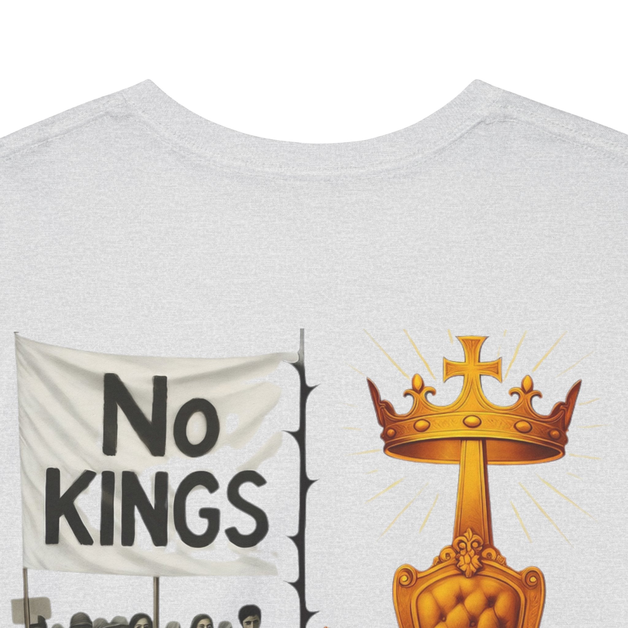 No Kings? Christ is King T-Shirt – Bold Christian Faith Tee for Devoted Believers Printify