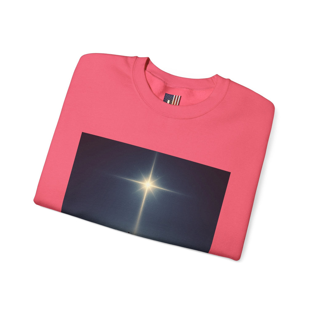 3 Wise Men Sweatshirt – Magi Camels Nativity Journey Christian Christmas Sweatshirt for Epiphany Faith & Holy Night Printify
