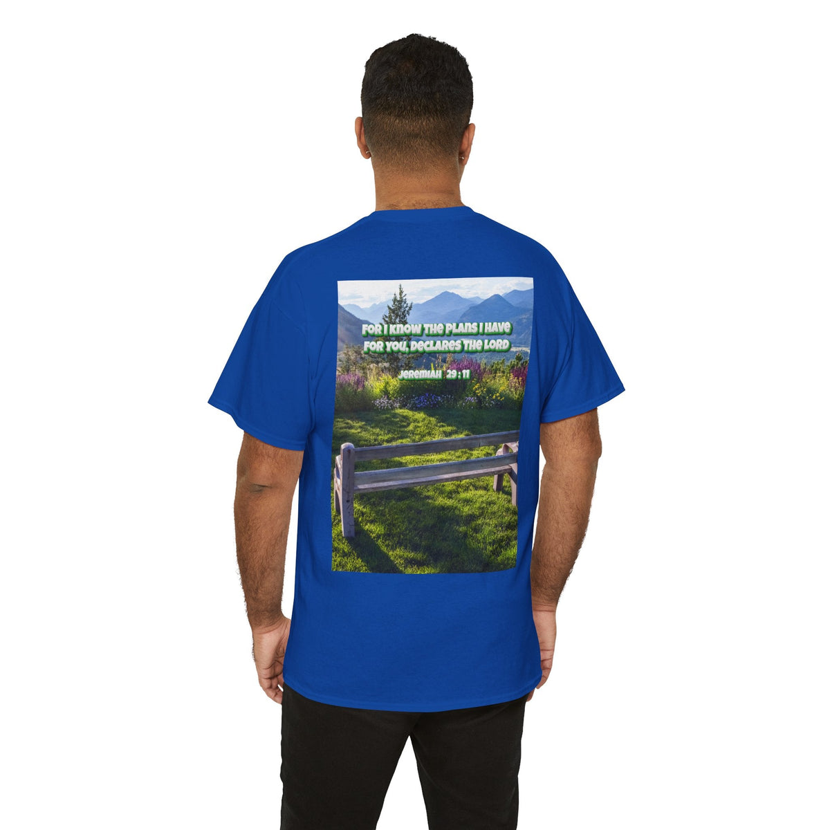 Bible Verse Unisex Tee -  Jeremiah 29 : 11 Printify