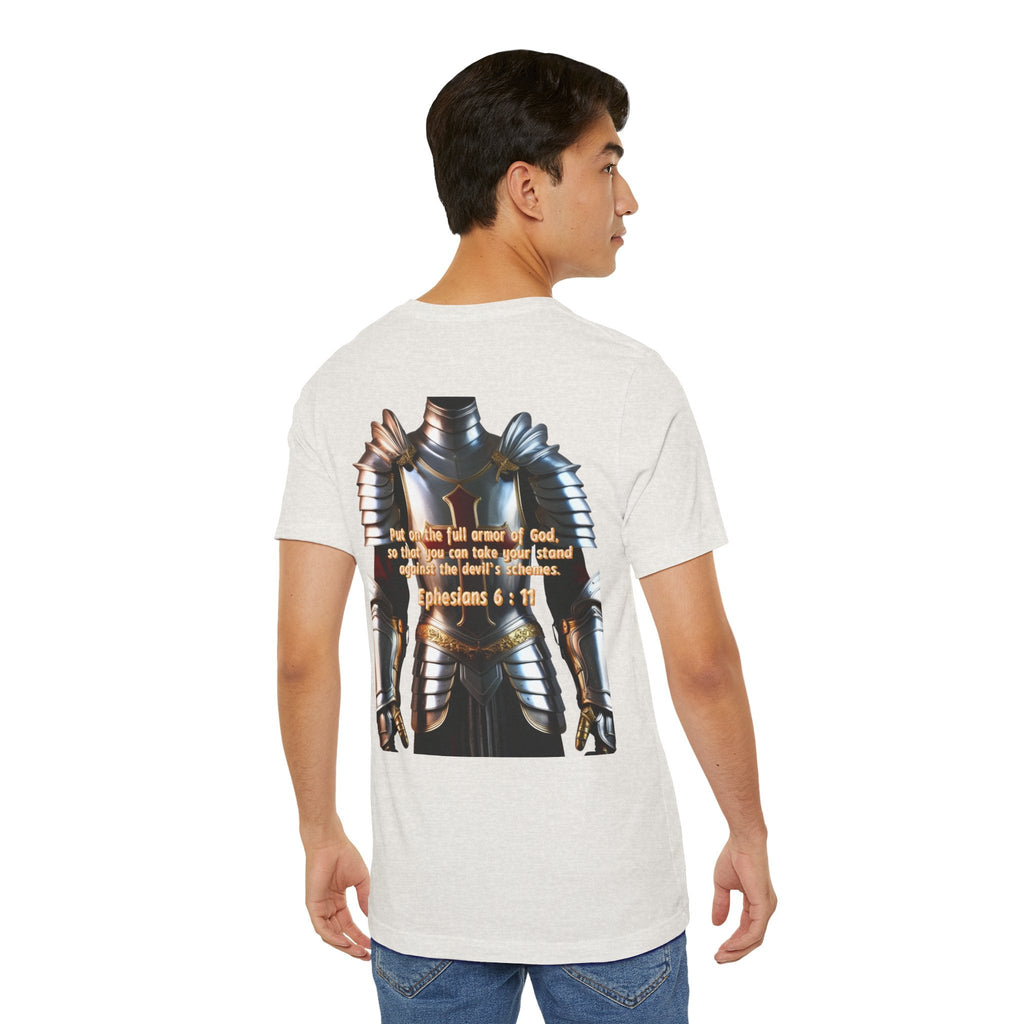 Religious Graphic Armor Of God Design - Unisex Jersey Short Sleeve Tee Printify
