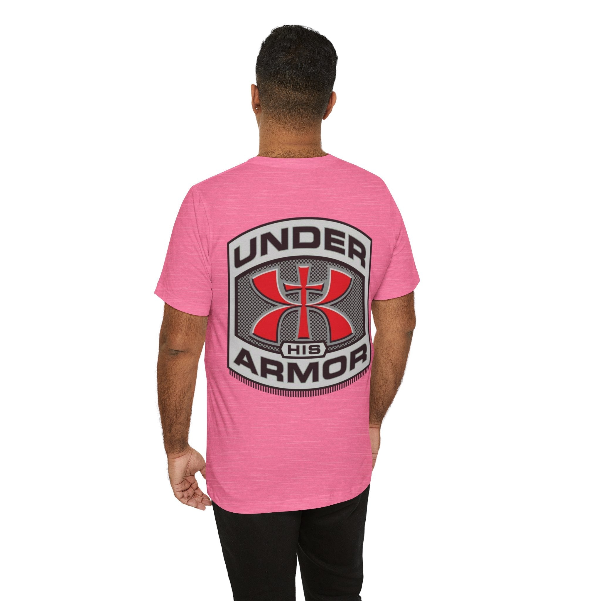 Under HIS Armor Christian T-Shirt — Faith-Inspired Under Armour Style Printify