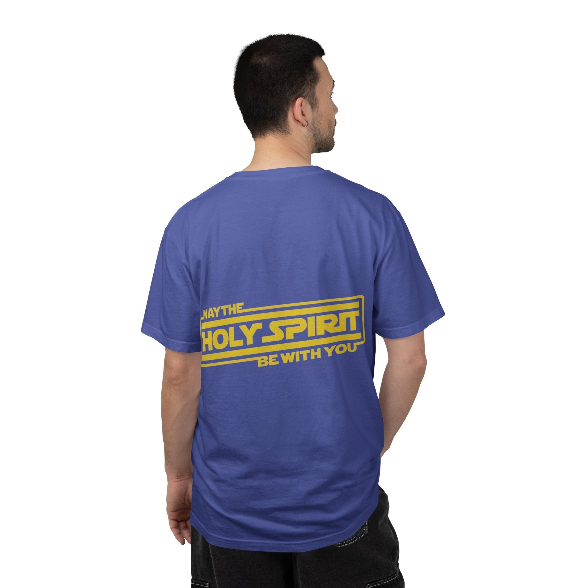 May the Holy Spirit Be With You T-shirt - Christian Star Wars Parody T-shirt Printify
