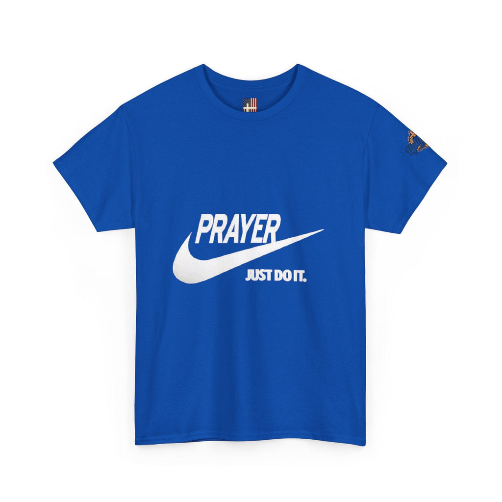 Prayer Just Do It T-shirt - Funny Christian Nike Parody T-shirt - Faith Gear Printify