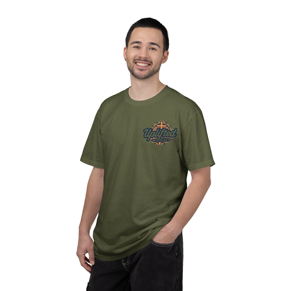 Fed Up? Give God Control, HE Delivers - Funny Christian T-shirt - Faith Parody T-shirt Printify